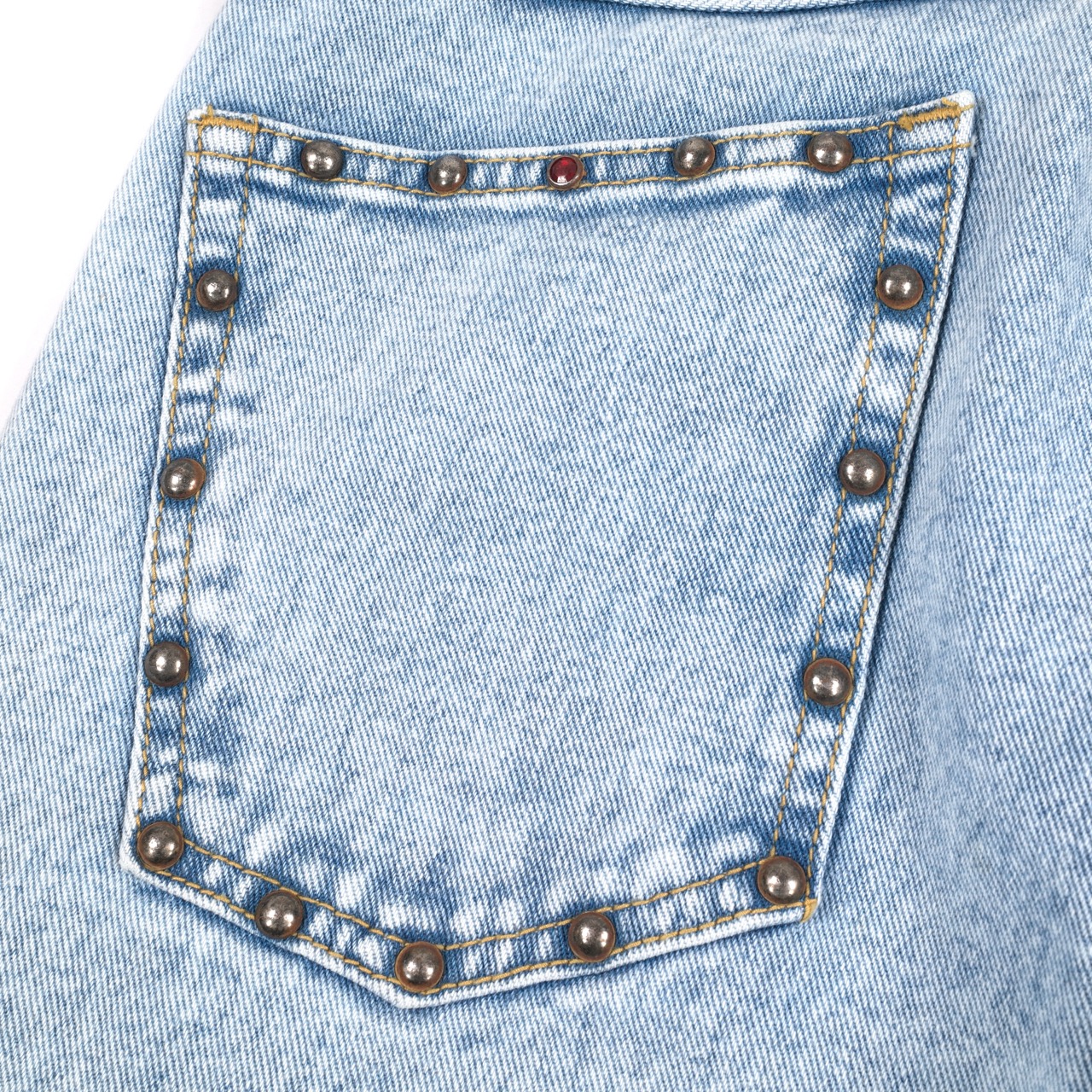 Denim Pants Renna Studded Light Blue Thanksinsomnia