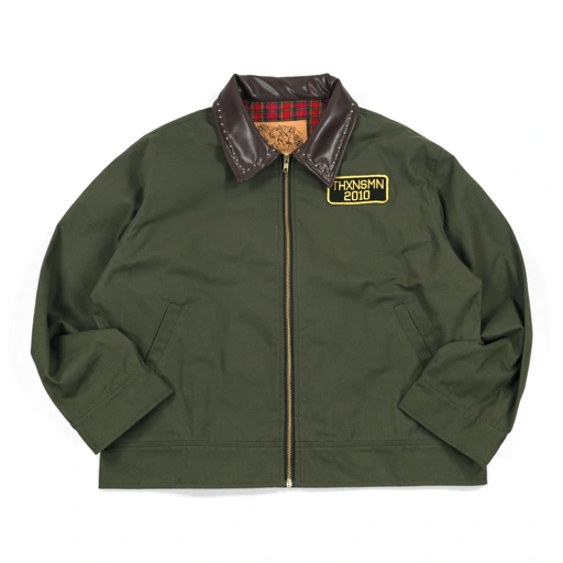 Jacket Gamila Leyra Olive Collar Brown Thanksinsomnia