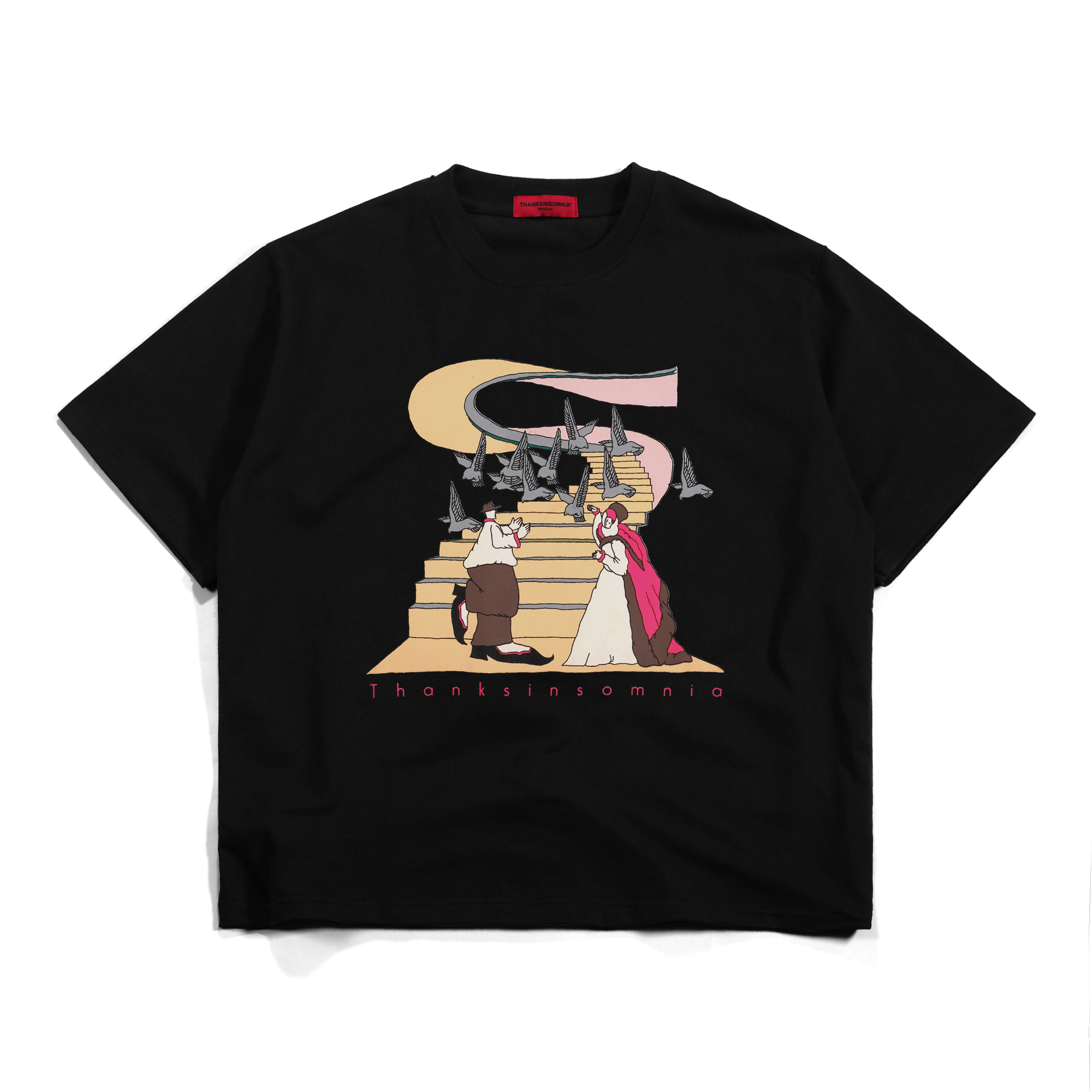 Tshirt Mishall Black Thanksinsomnia