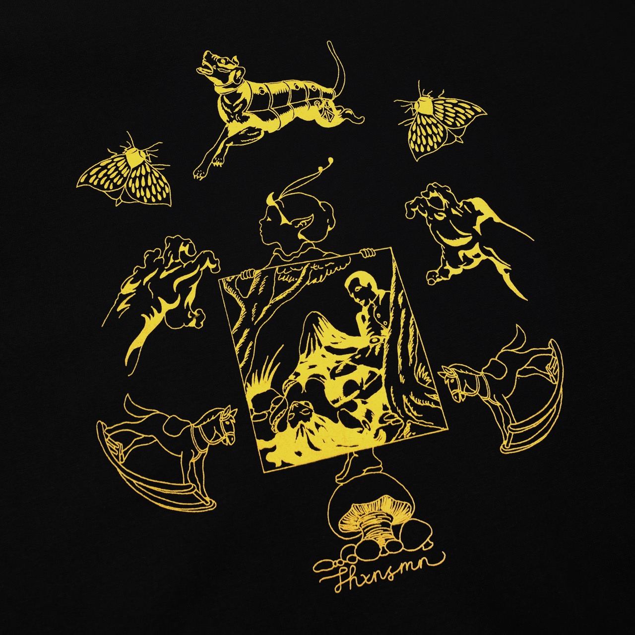 Tshirt Priyanka Black Thanksinsomnia