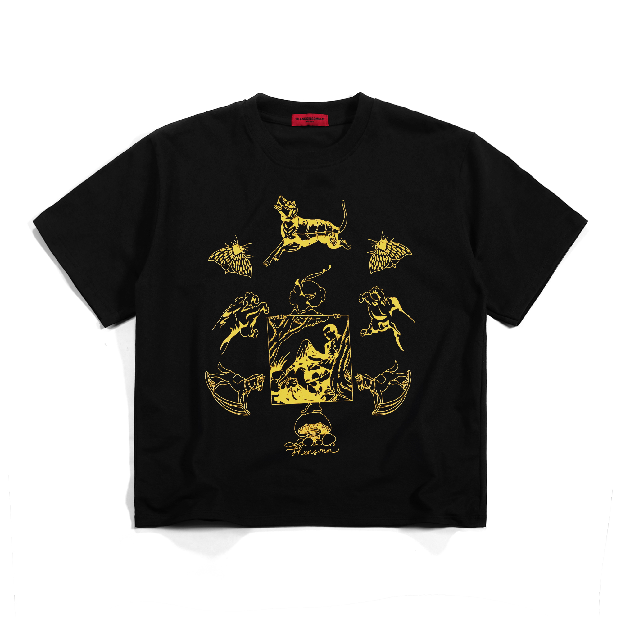 Tshirt Priyanka Black Thanksinsomnia