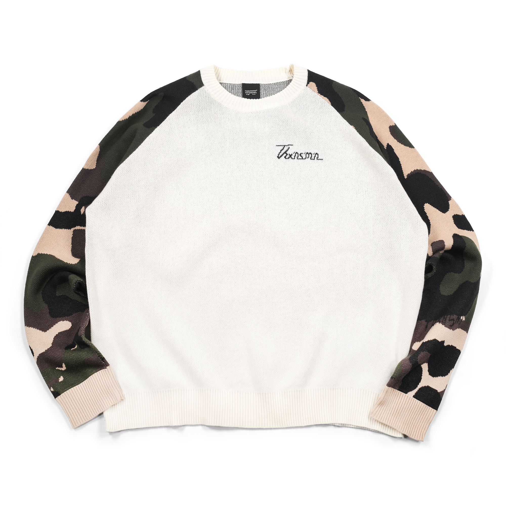 Sweater Trifesa Broken White Green Thanksinsomnia