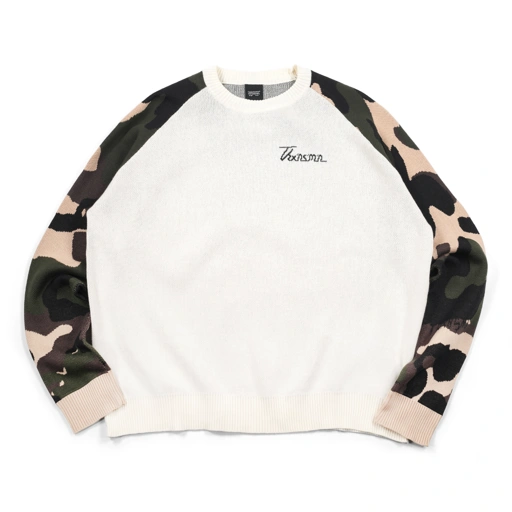 Sweater Trifesa Broken White Green Thanksinsomnia