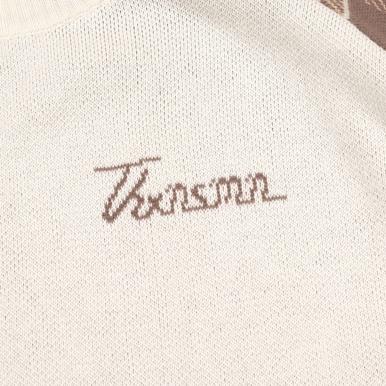 Sweater Trifesa Broken White Brown Thanksinsomnia
