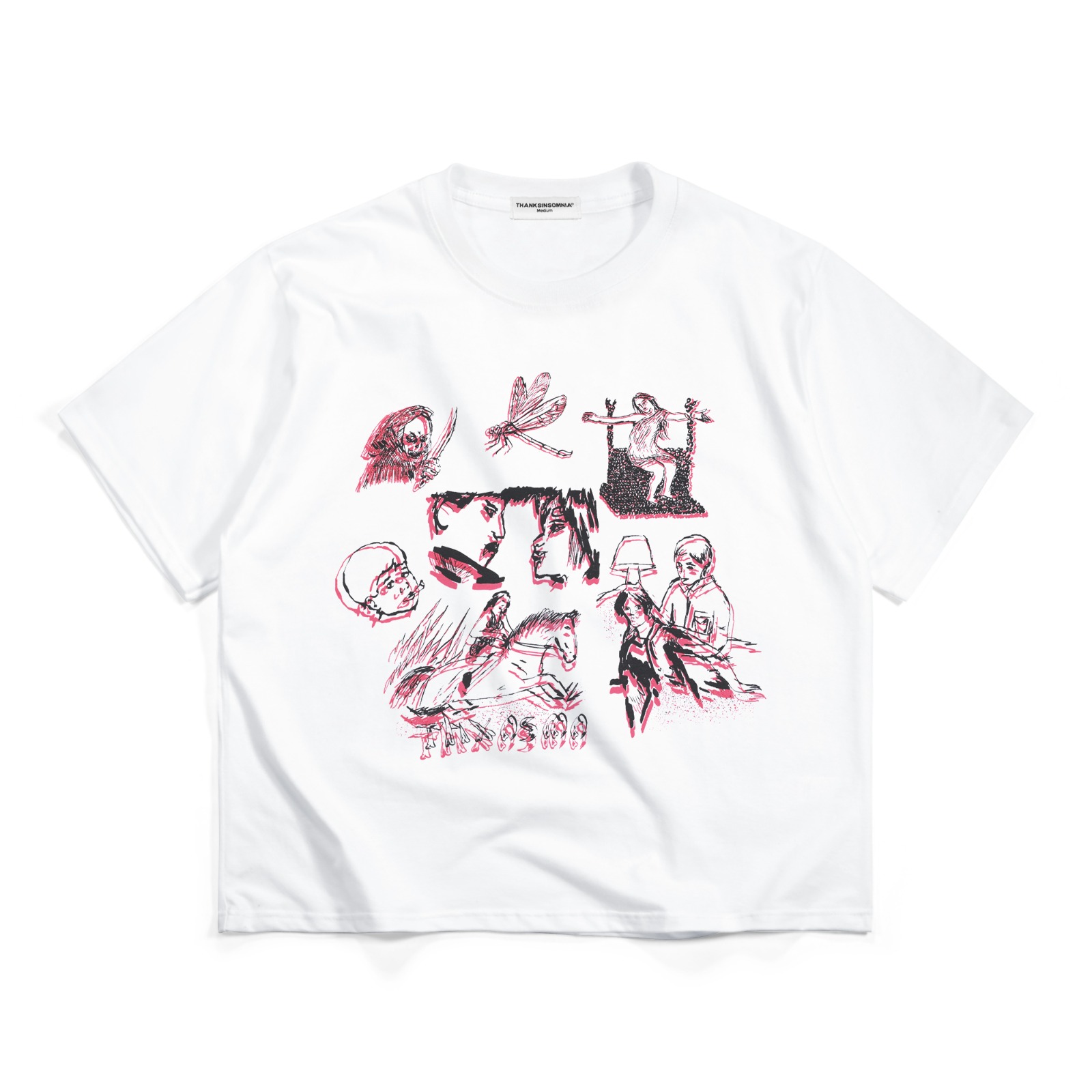 Tshirt Sinclair White Thanksinsomnia