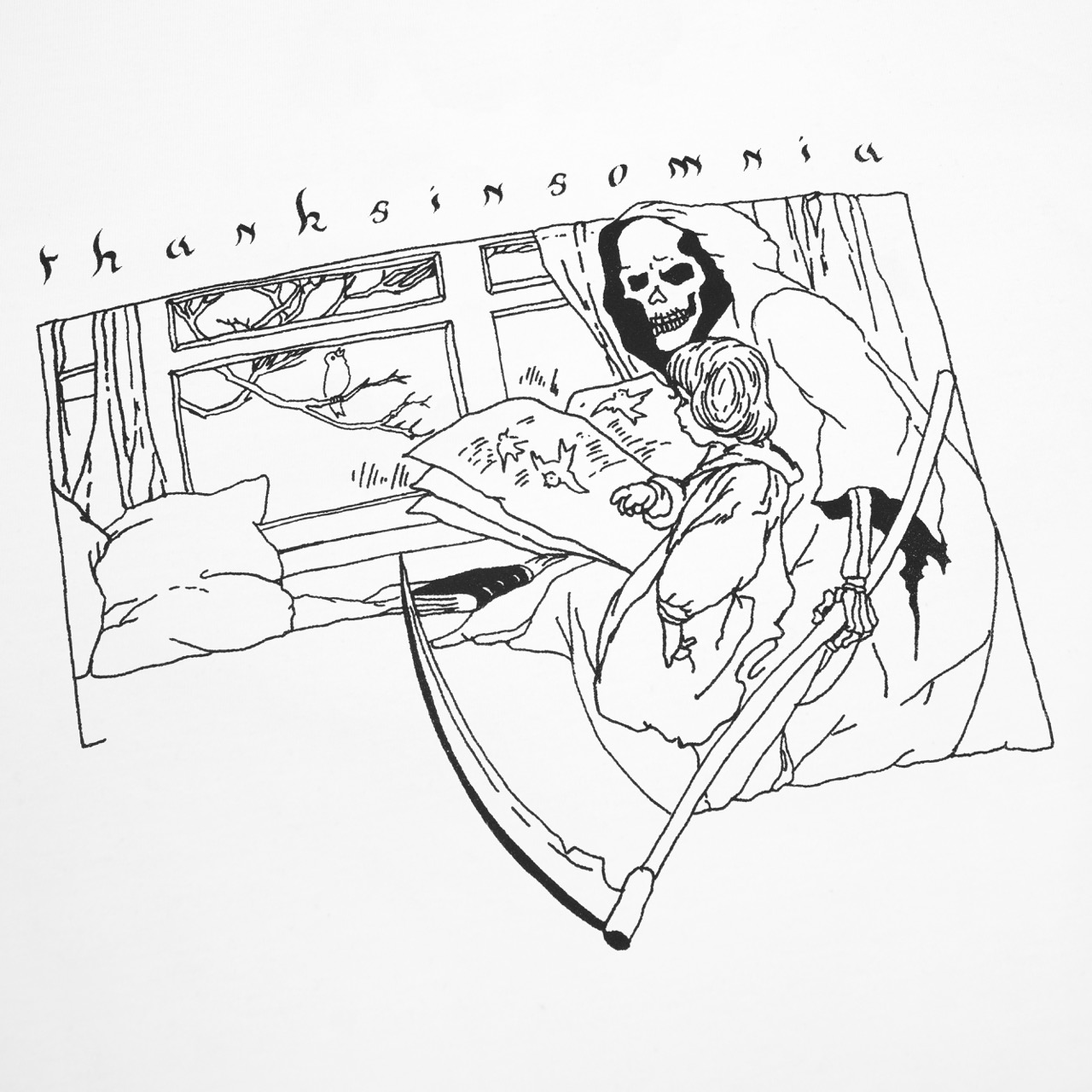 Tshirt Emelda White Thanksinsomnia