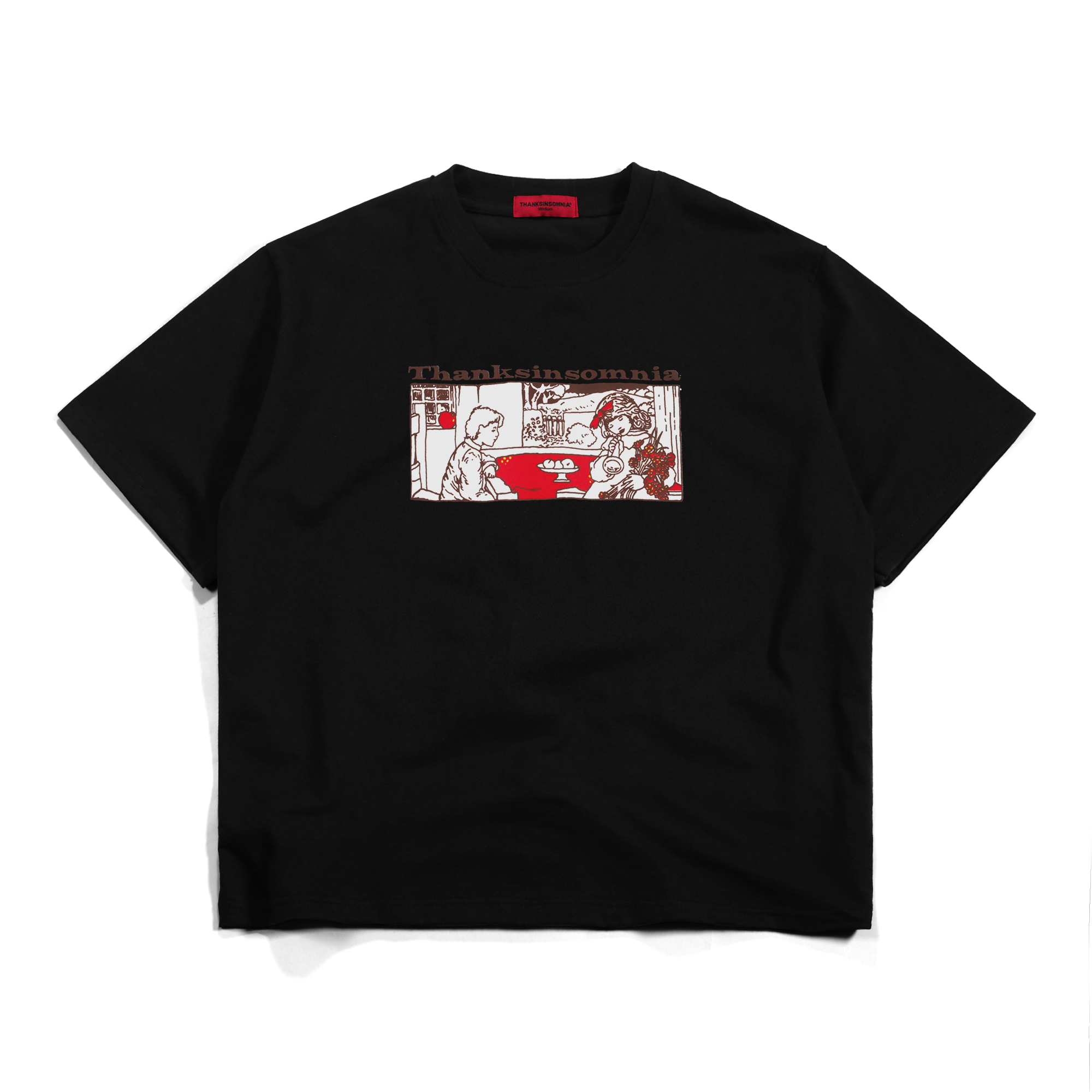Tshirt Gretya Black Thanksinsomnia