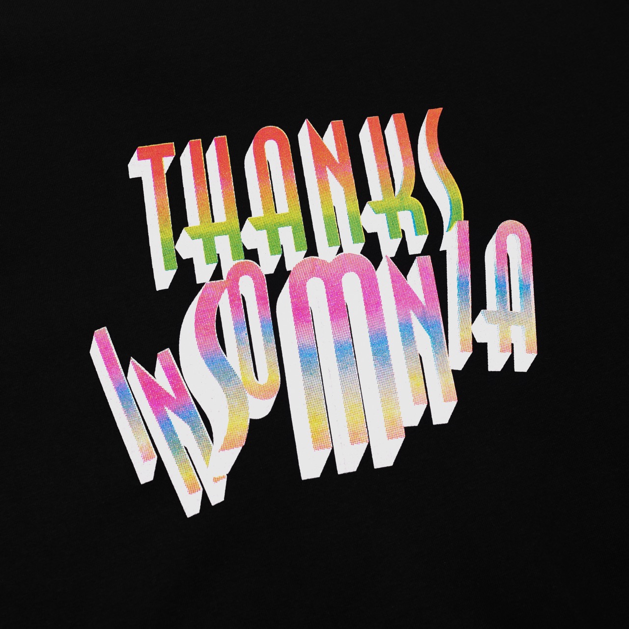 Tshirt Typo Natasha Black Thanksinsomnia