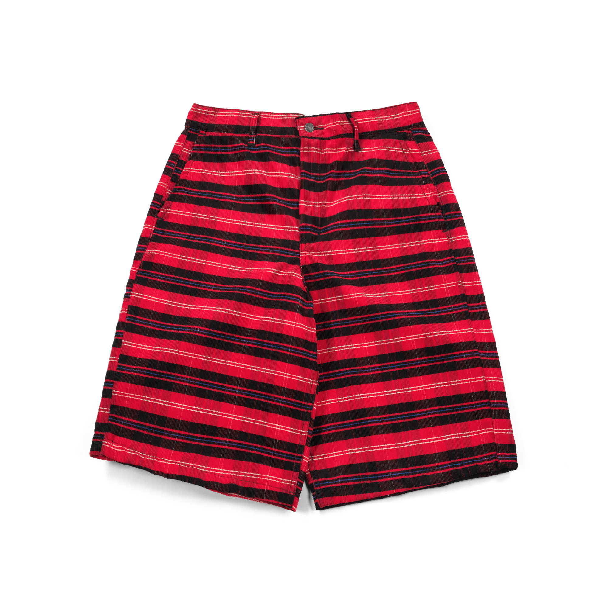 Jorts Kysetta Red Black Plaid Corduroy Thanksinsomnia