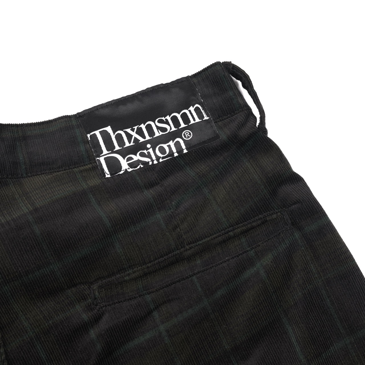 Jorts Kysetta Dark Green Plaid Corduroy Thanksinsomnia