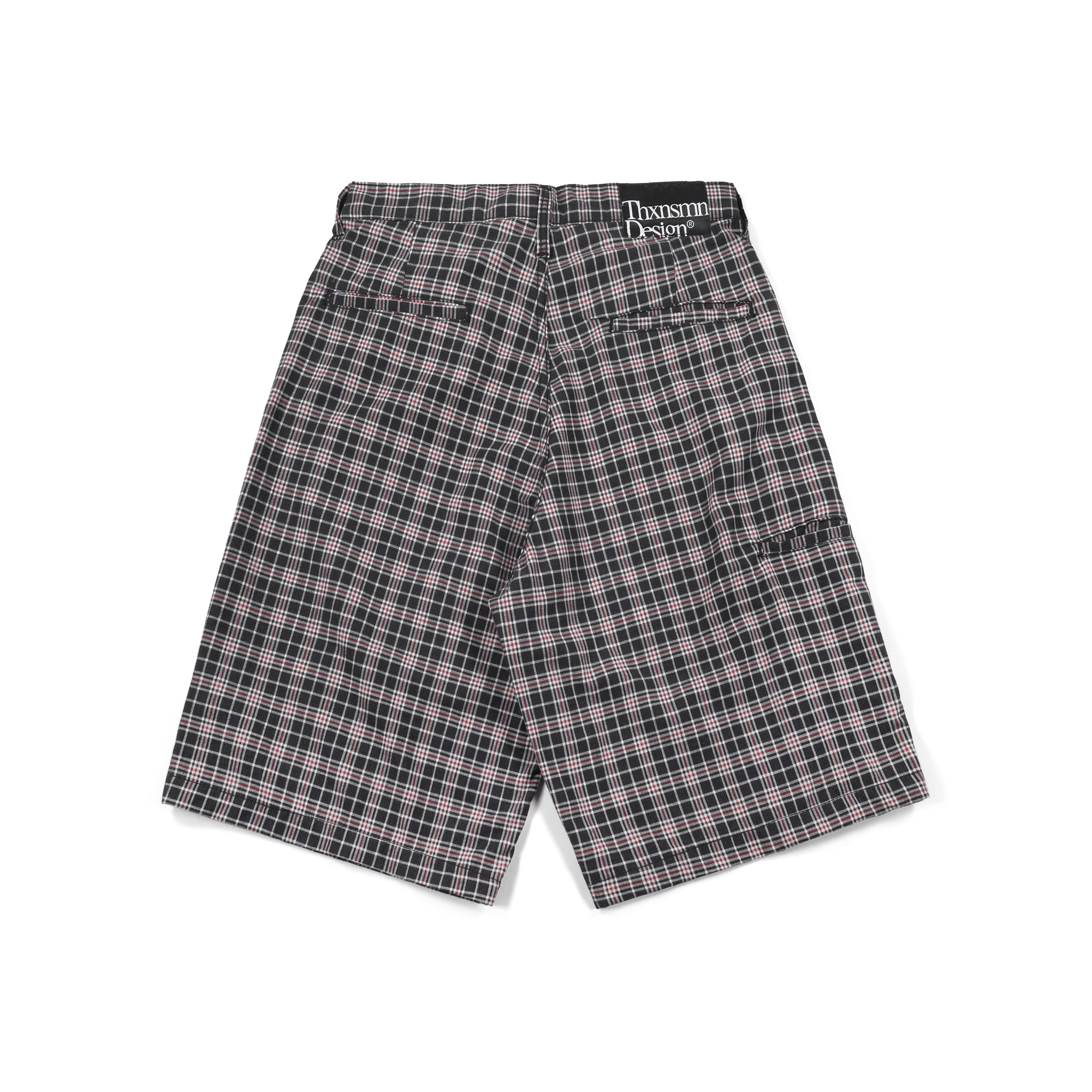 Jorts Kysetta Dark Grey White Plaid Corduroy Thanksinsomnia