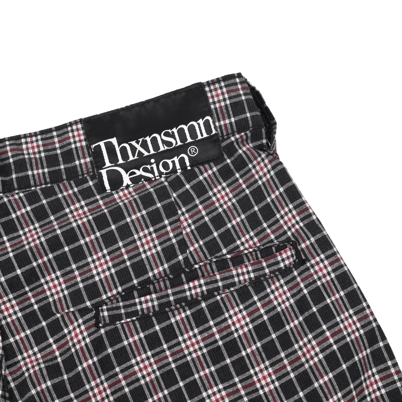 Jorts Kysetta Dark Grey White Plaid Corduroy Thanksinsomnia