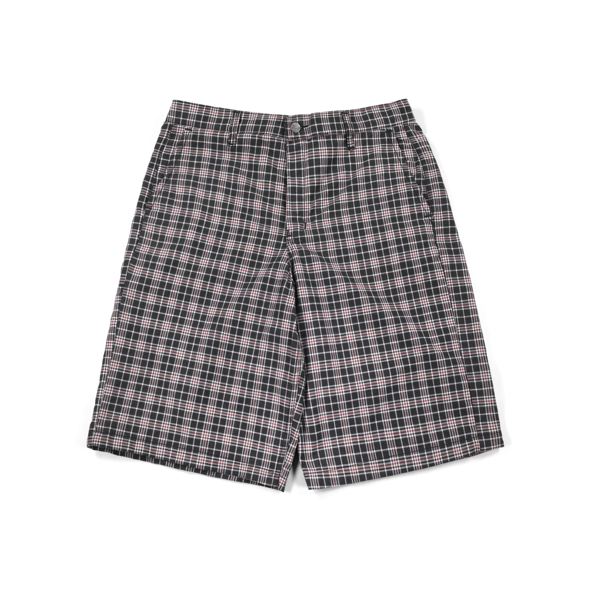 Jorts Kysetta Dark Grey White Plaid Corduroy Thanksinsomnia