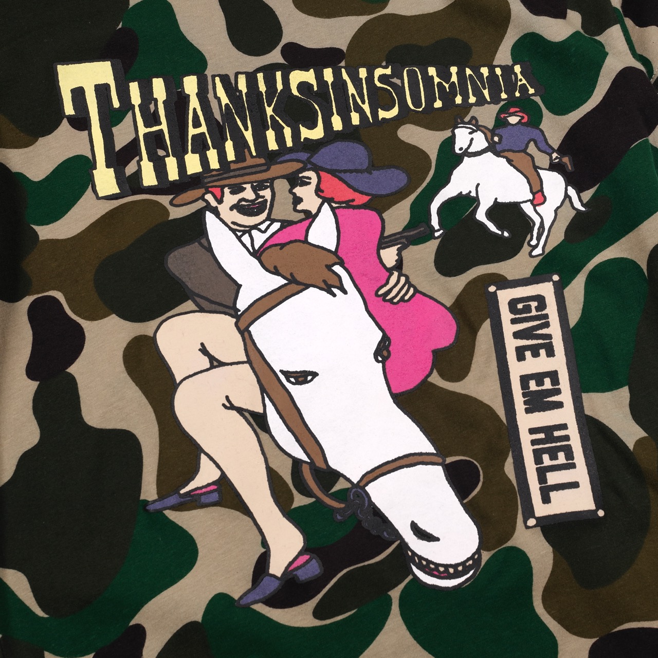 Baby Tee Tetiana Camo Thanksinsomnia Girls