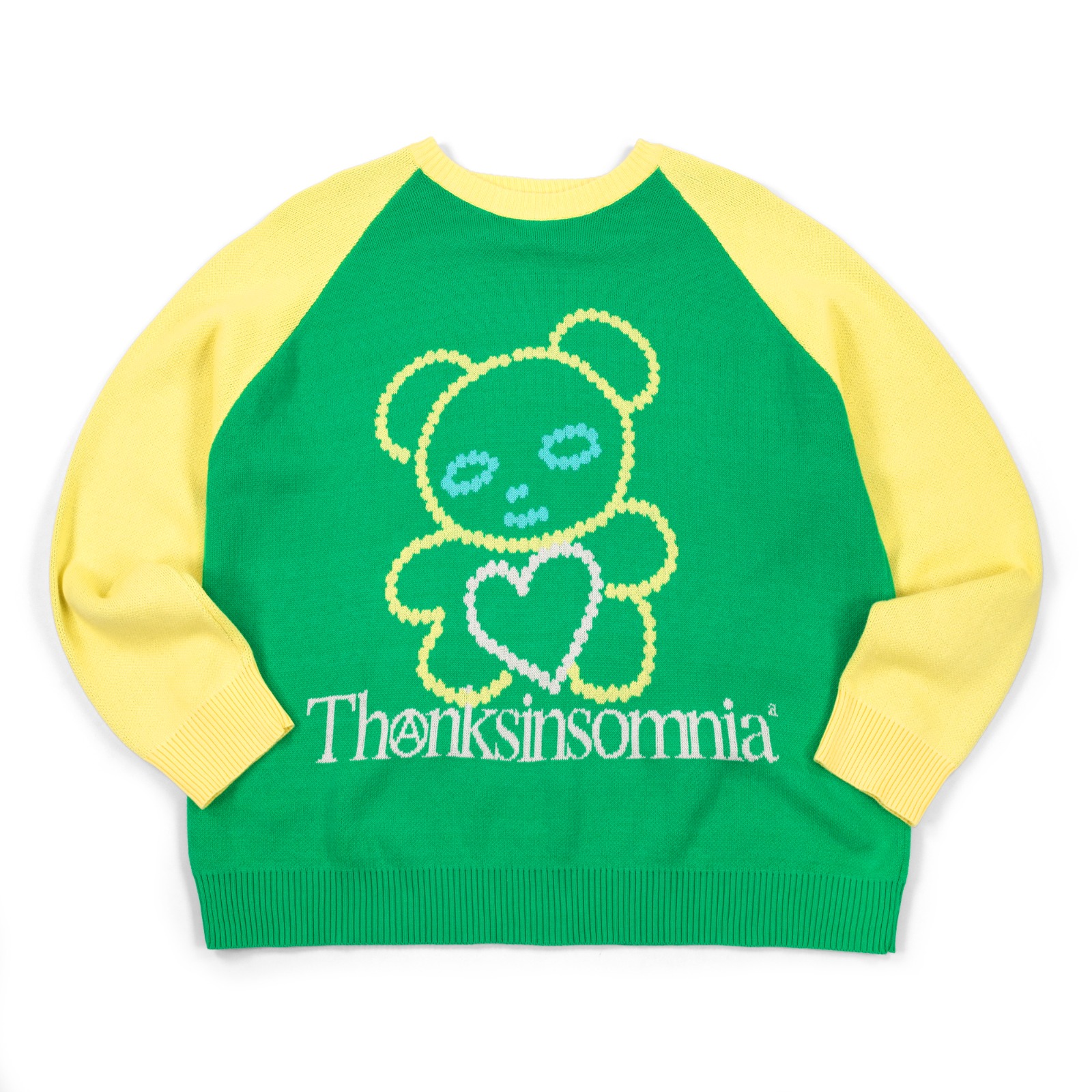 Sweater Trixa Green Yellow  Thanksinsomnia