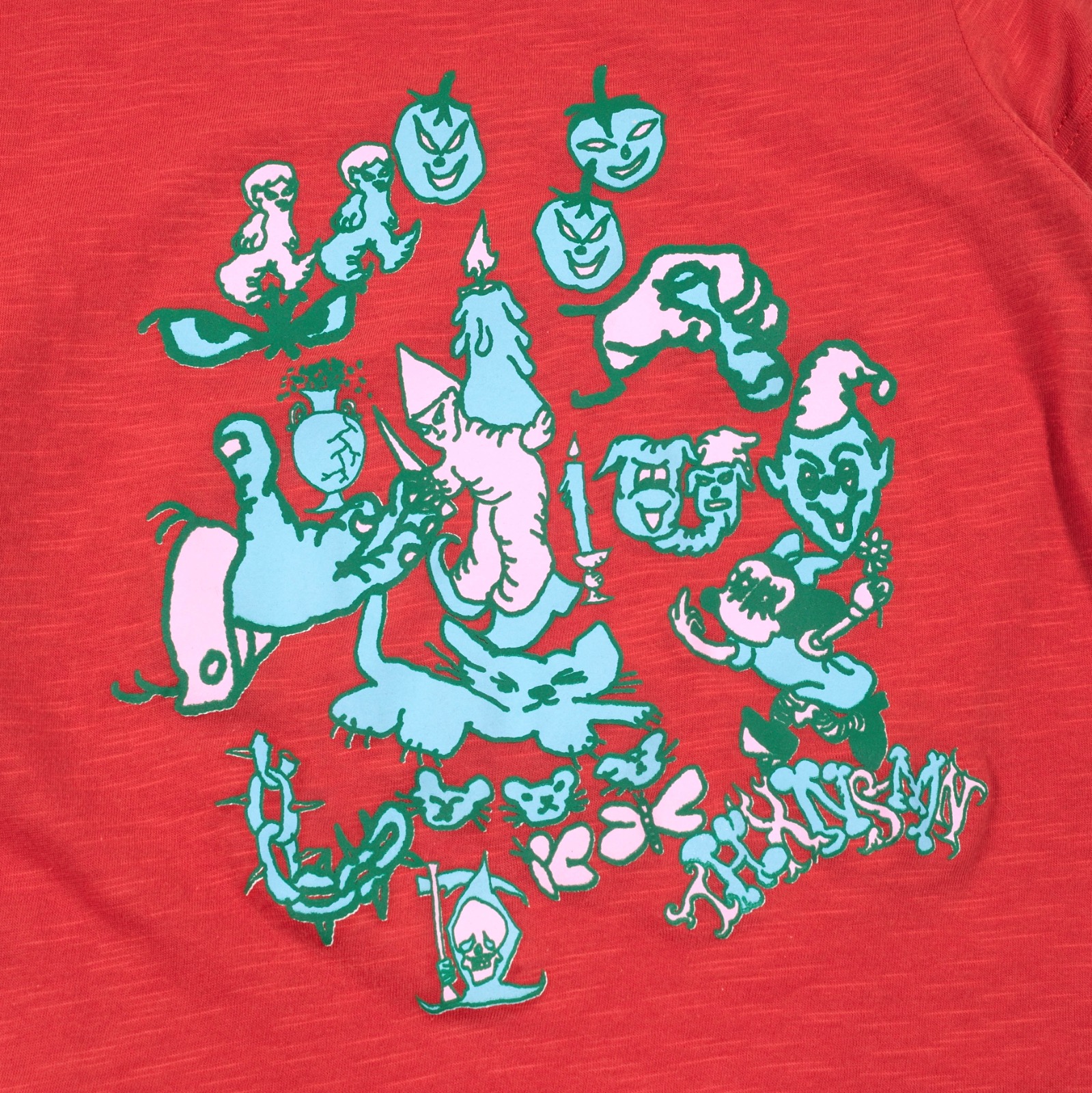 Baby Tee Iredda Coral Red Thanksinsomnia Girls