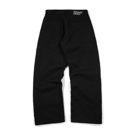 Work Pants Double Knee Gredisca Black Thanksinsomnia