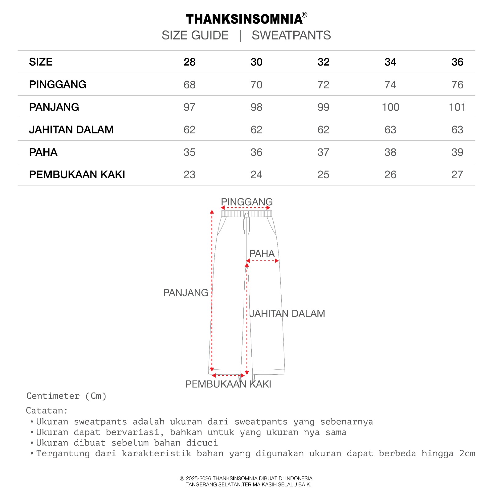 Sweatpants Tizetha Light Cream Thanksinsomnia