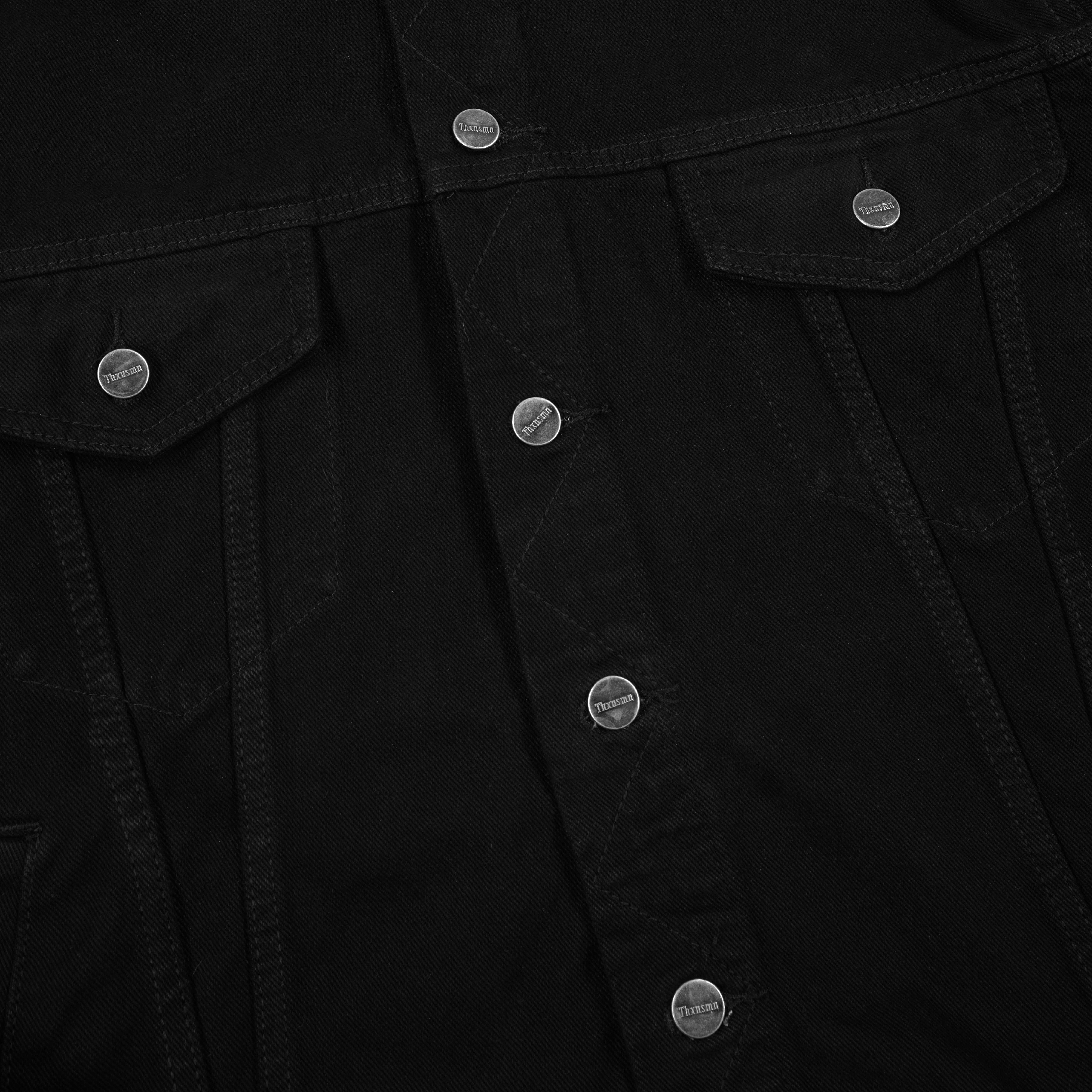 Denim Jacket Hailey Basic Black Thanksinsomnia