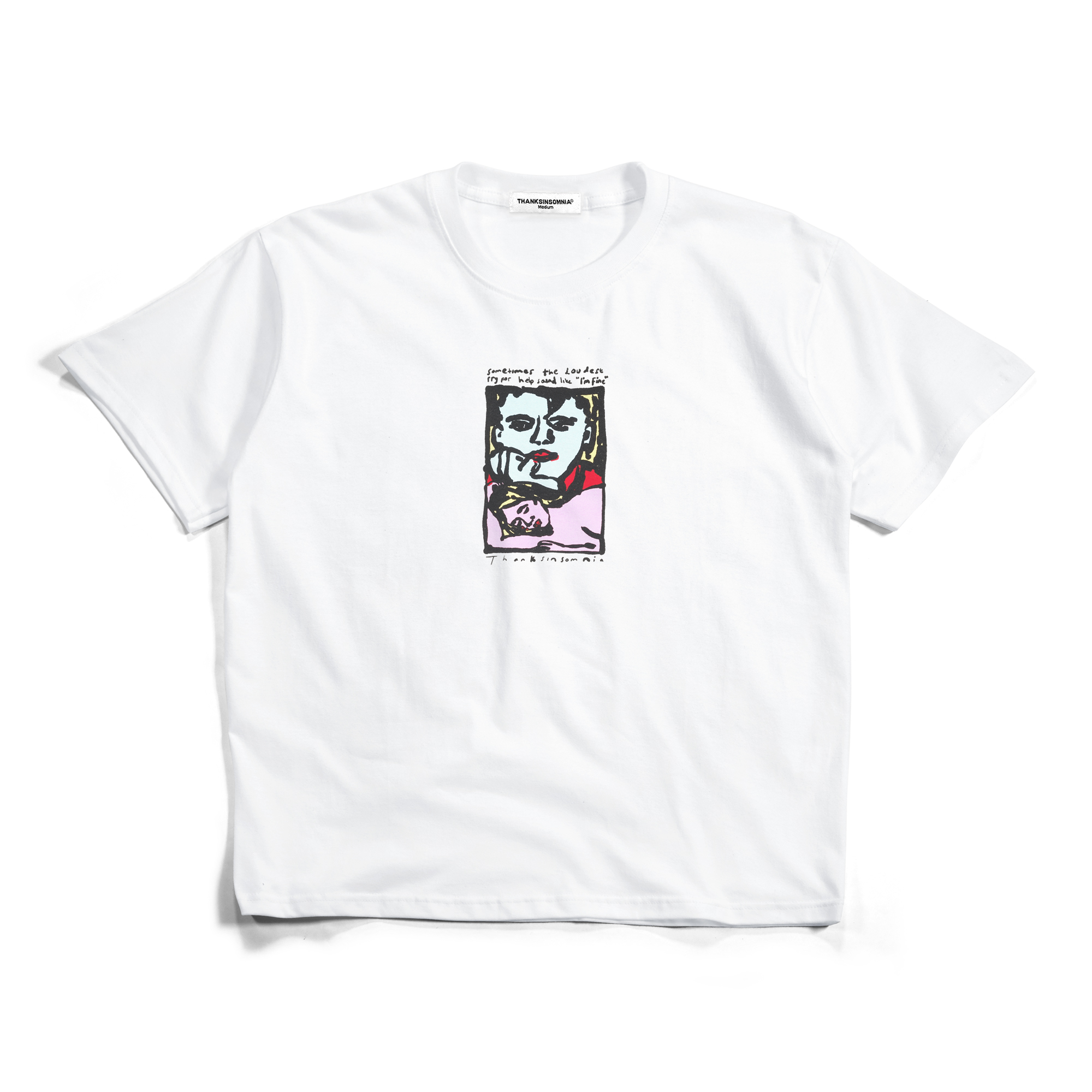 Tshirt Karinata White Thanksinsomnia