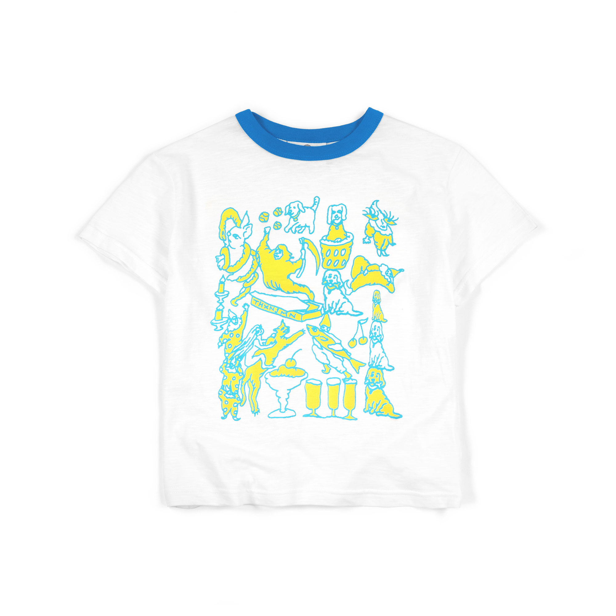 Baby Tee Jahona White Thanksinsomnia Girls