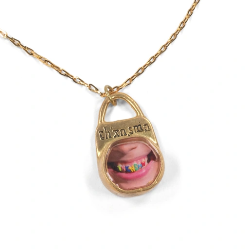 Necklace Aynura Golden Thanksinsomnia
