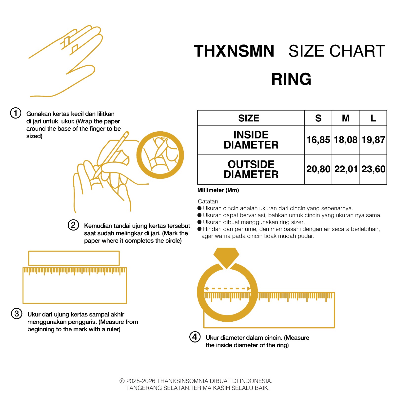 Ring Azoda Silver Thanksinsomnia