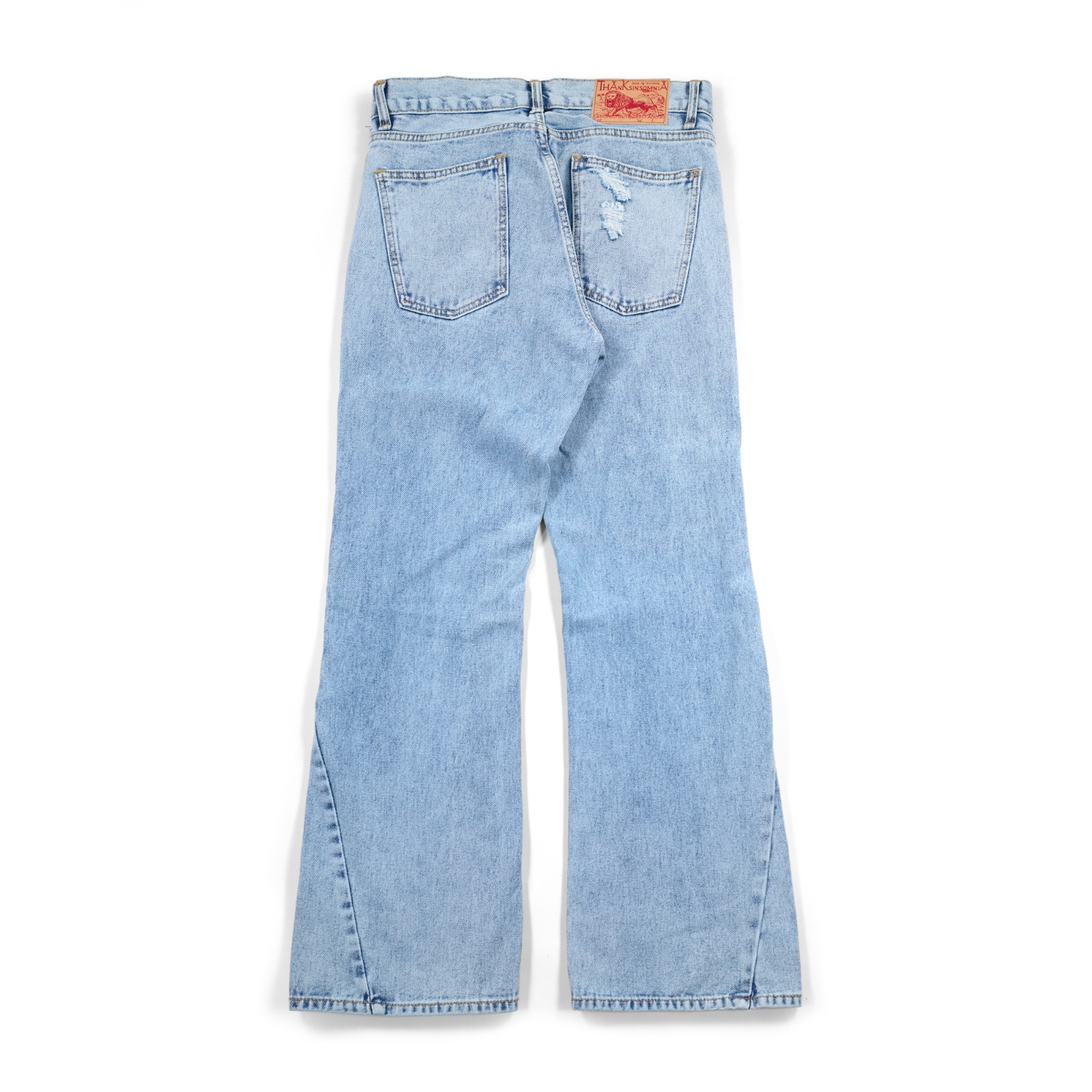 Denim Pants Jameela Splatter Distressed Light Blue Thanksinsomnia