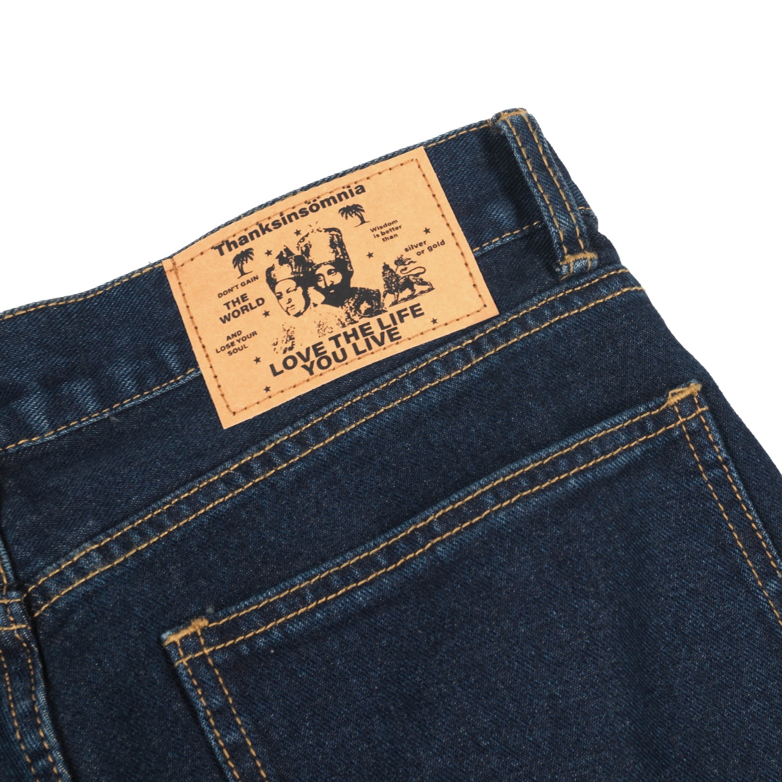 Jort Pant Azella Studded Indigo Thanksinsomnia