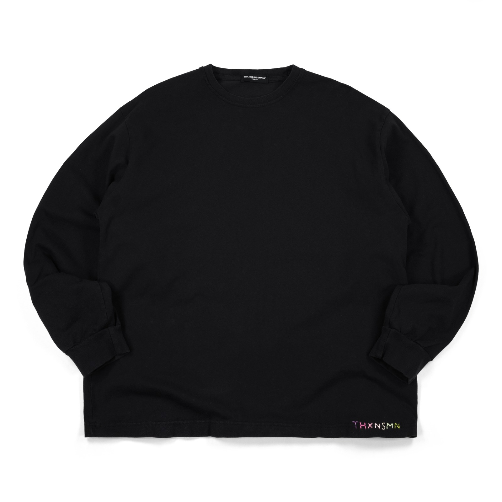 Longsleeve Nirinia Black Washed Thanksinsomnia