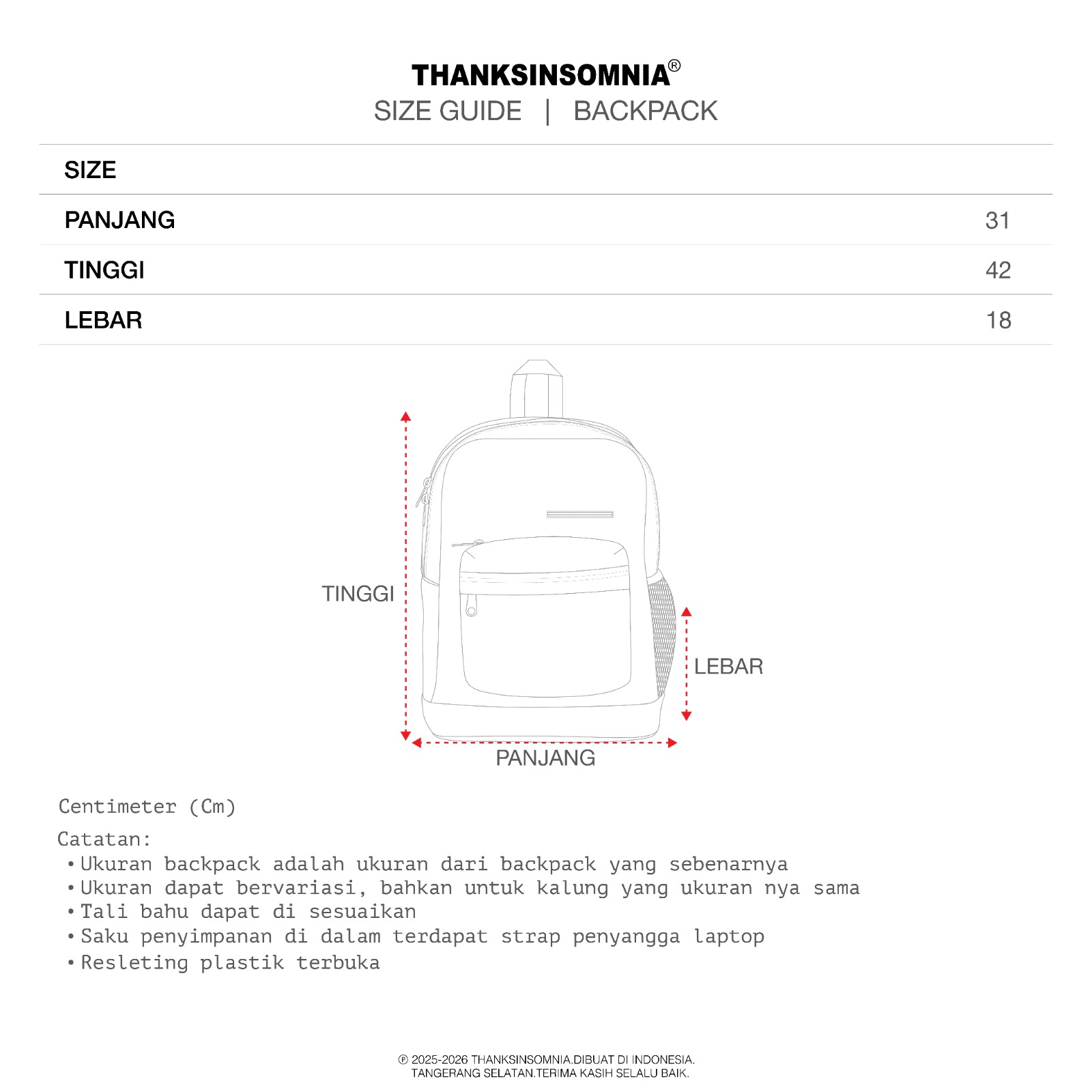 Backpack Julea Orange Plaid Thanksinsomnia