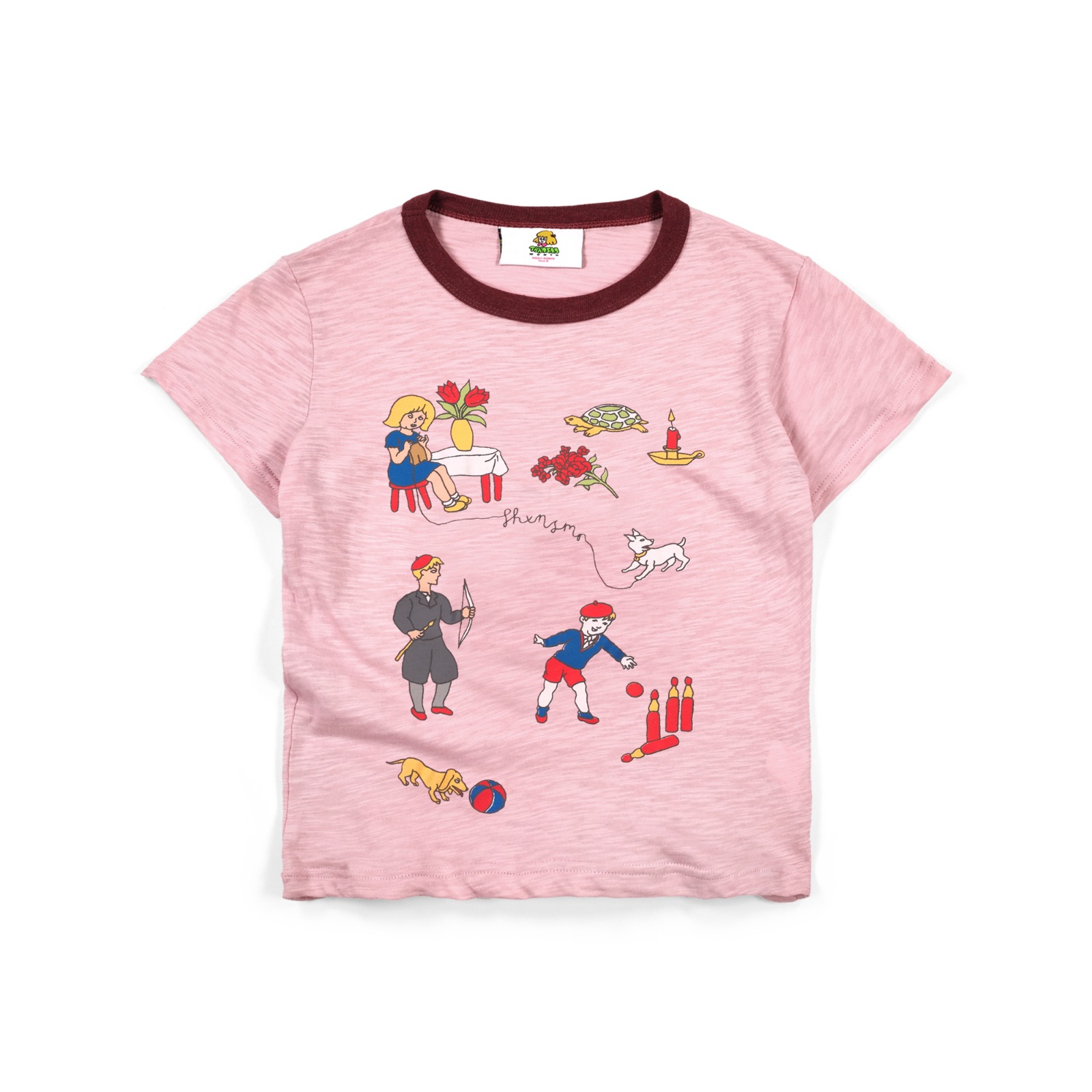 Baby Tee Mila Pink Thanksinsomnia Girls