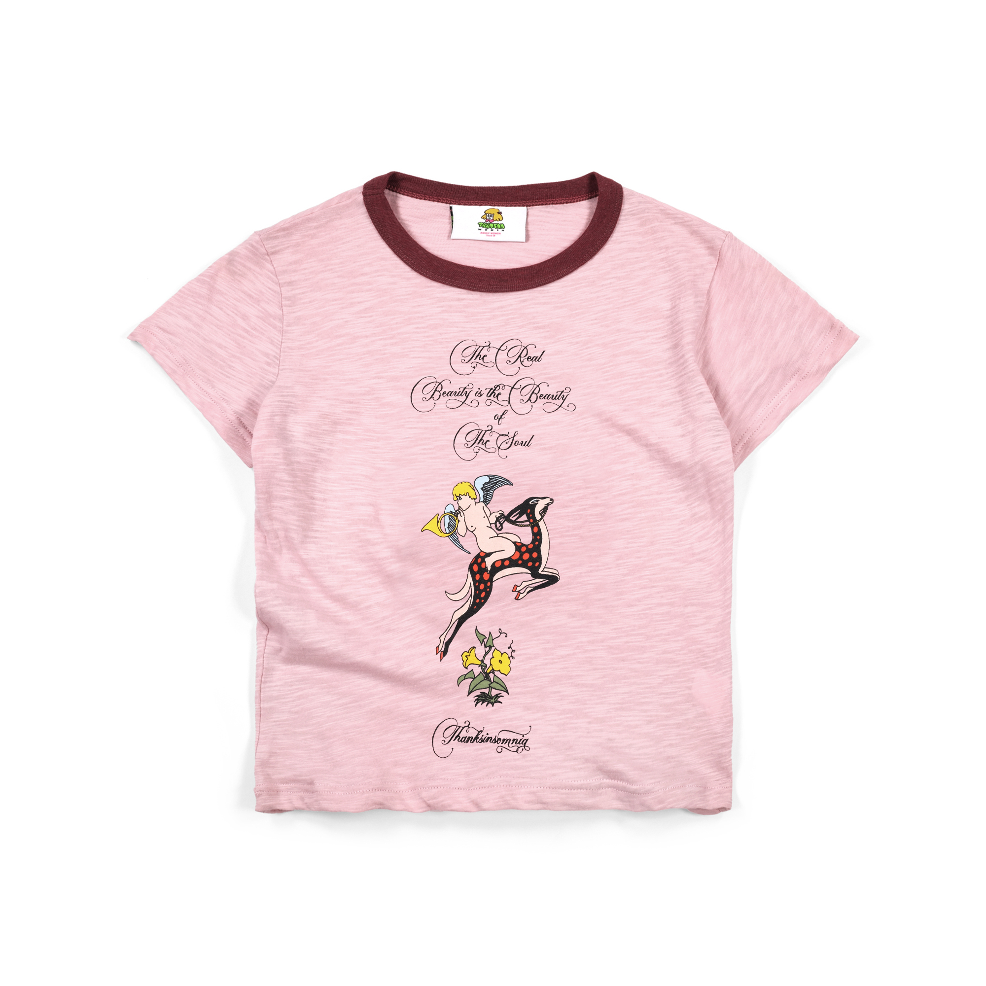 Baby Tee Laova Pink Thanksinsomnia Girls