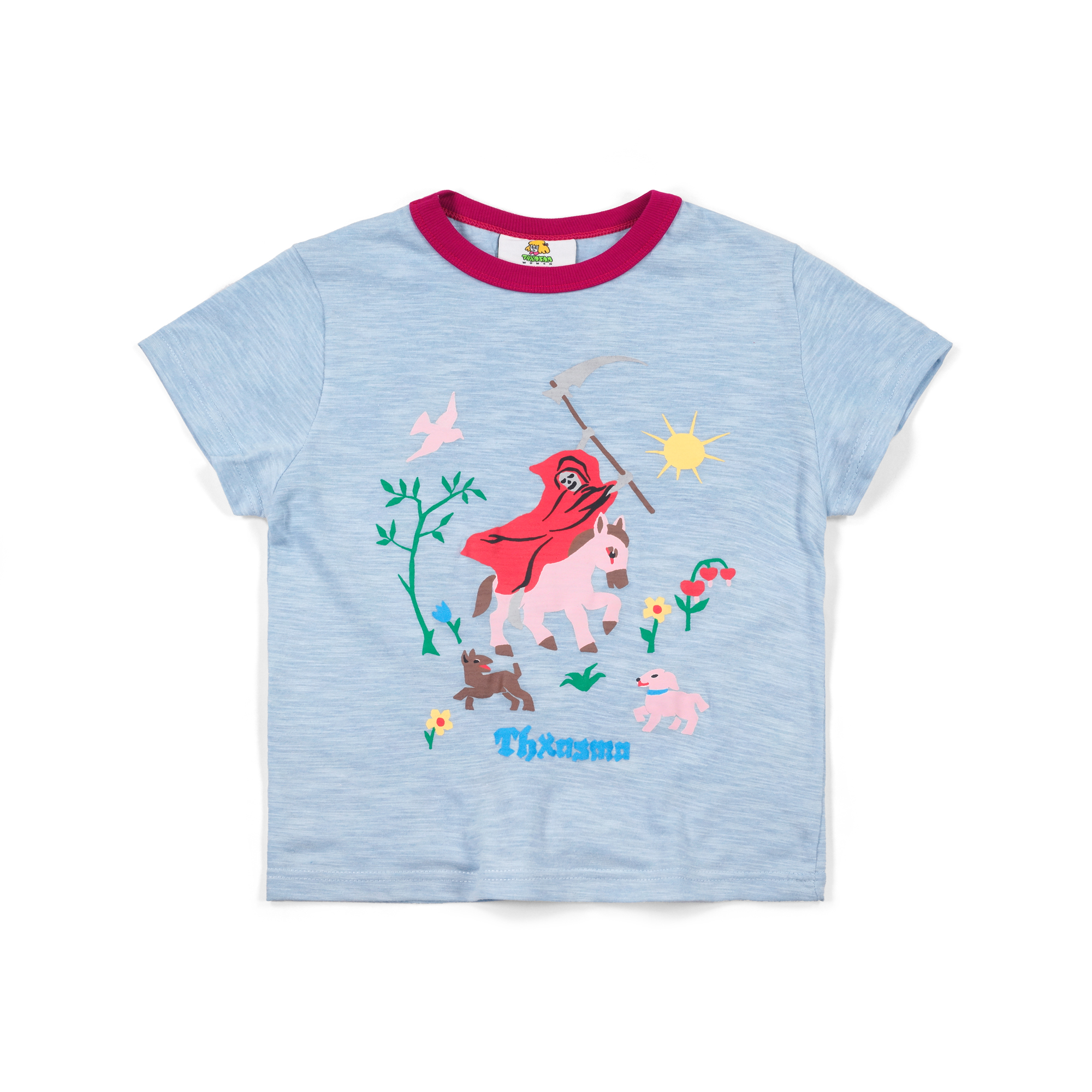 Baby Tee Nellie Light Blue Thanksinsomnia Girls