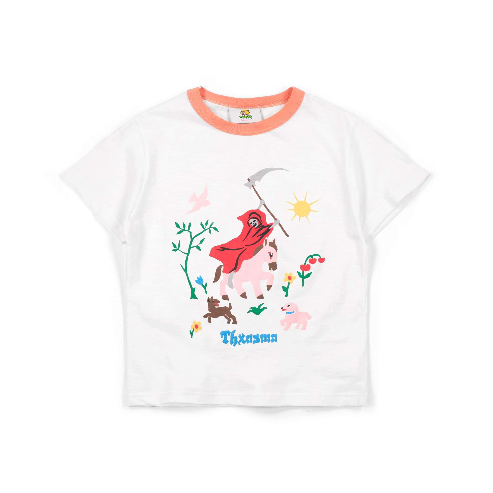 Baby Tee Nellie White Thanksinsomnia Girls