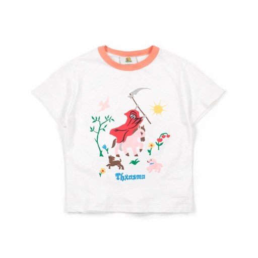 Baby Tee Nellie White Thanksinsomnia Girls