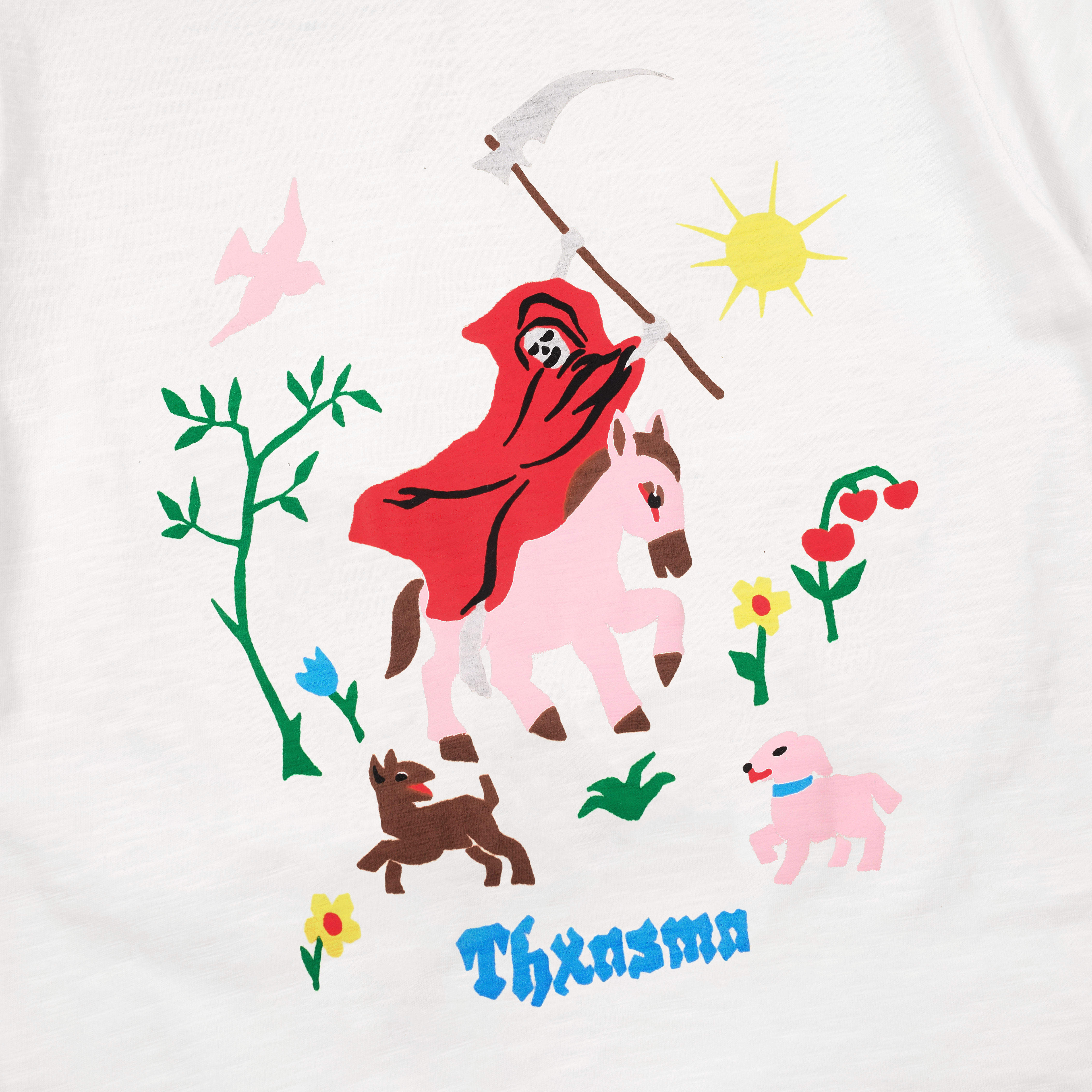 Baby Tee Nellie White Thanksinsomnia Girls