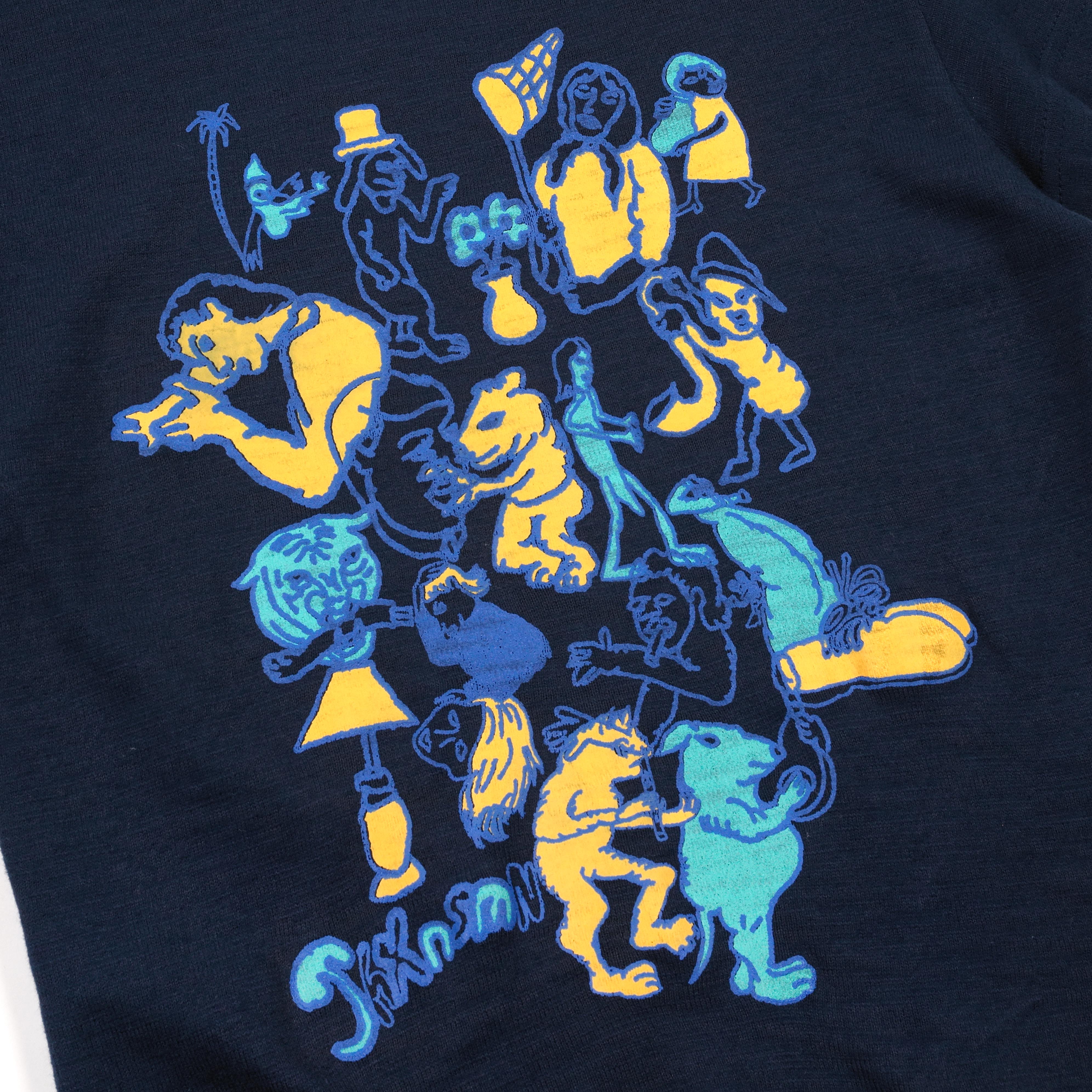 Baby Tee Oyzira Navy Thanksinsomnia Girls