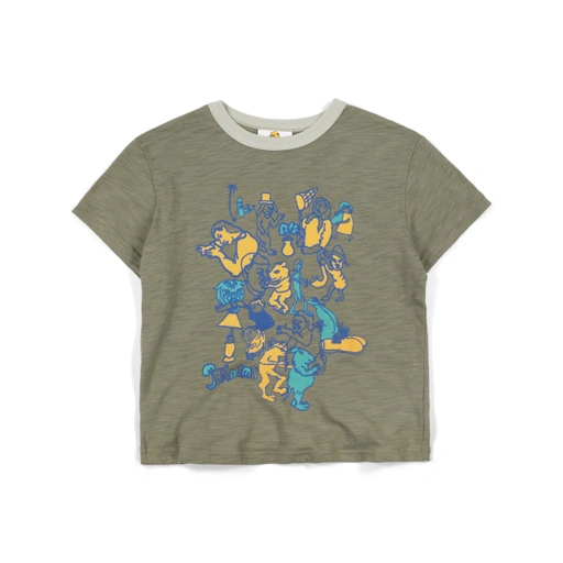 Baby Tee Oyzira Green Thanksinsomnia Girls
