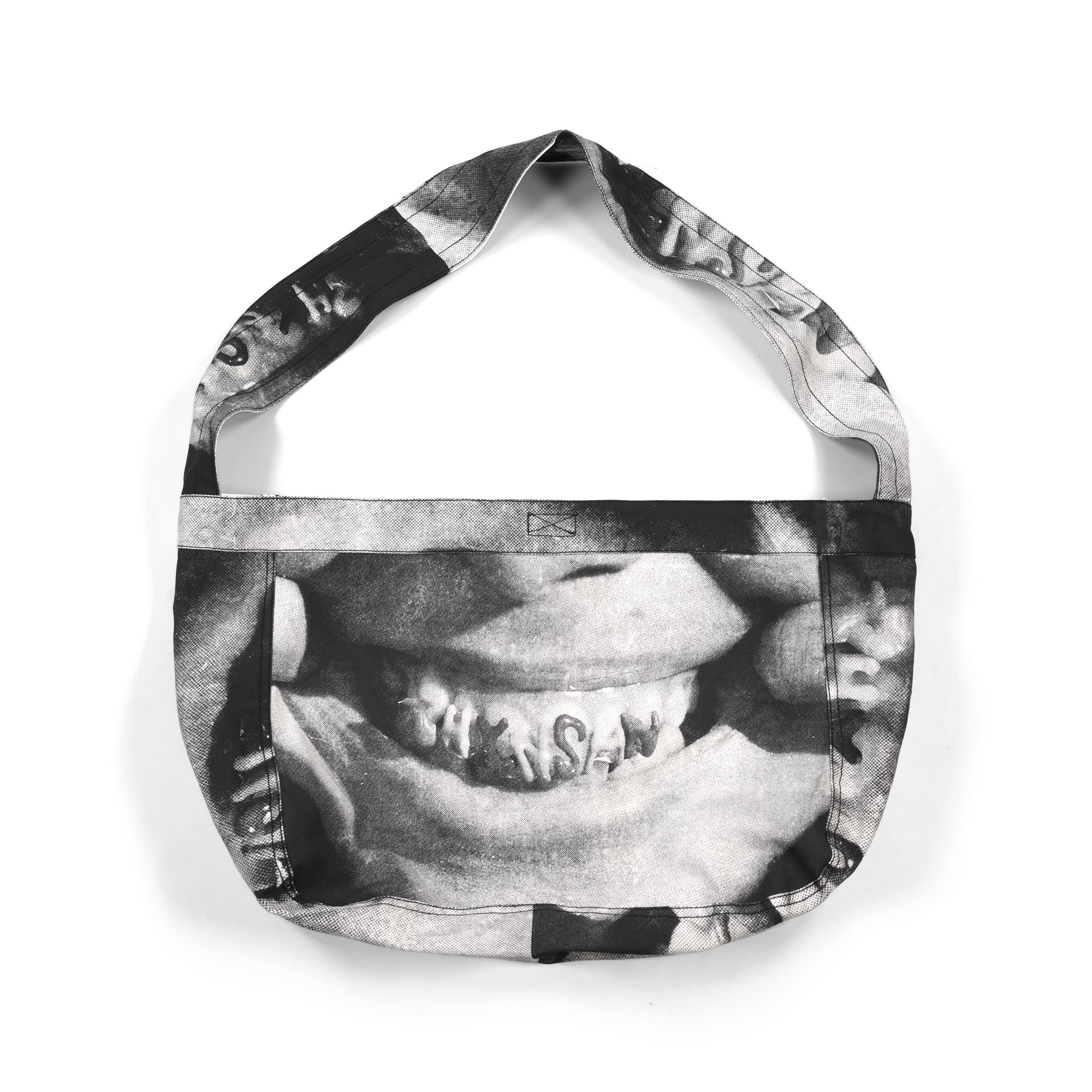 Shoulder Bag Floresca Black White Thanksinsomnia