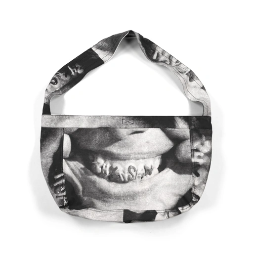 Shoulder Bag Floresca Black White Thanksinsomnia