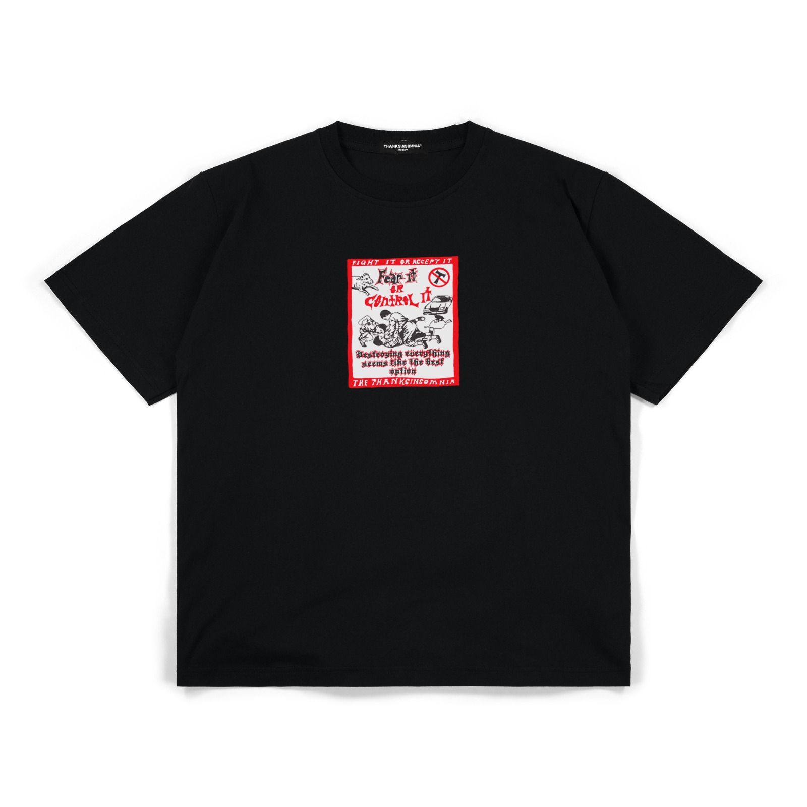 Tshirt Humora Black Thanksinsomnia