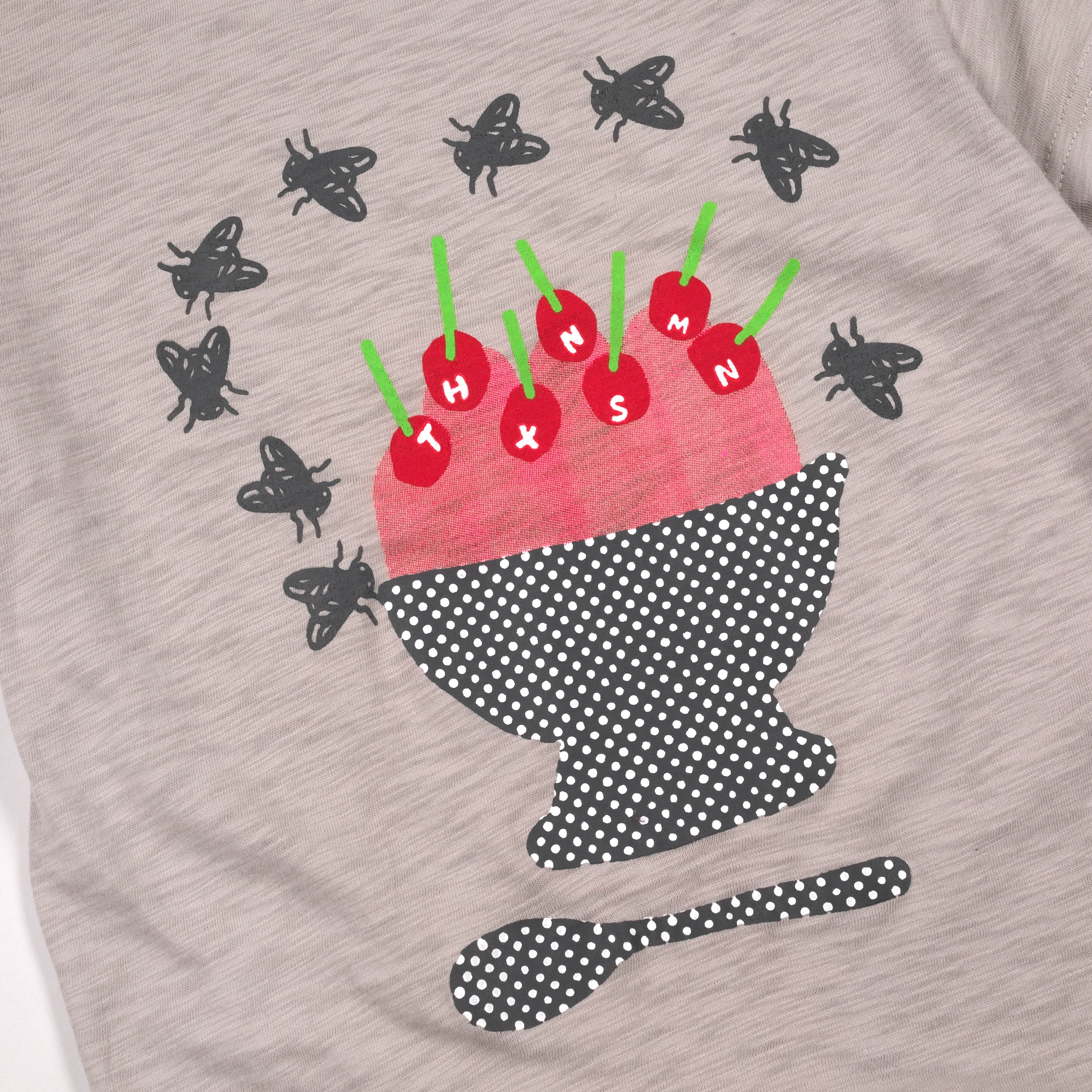 Baby Tee Kennedy Grey Thanksinsomnia Girls