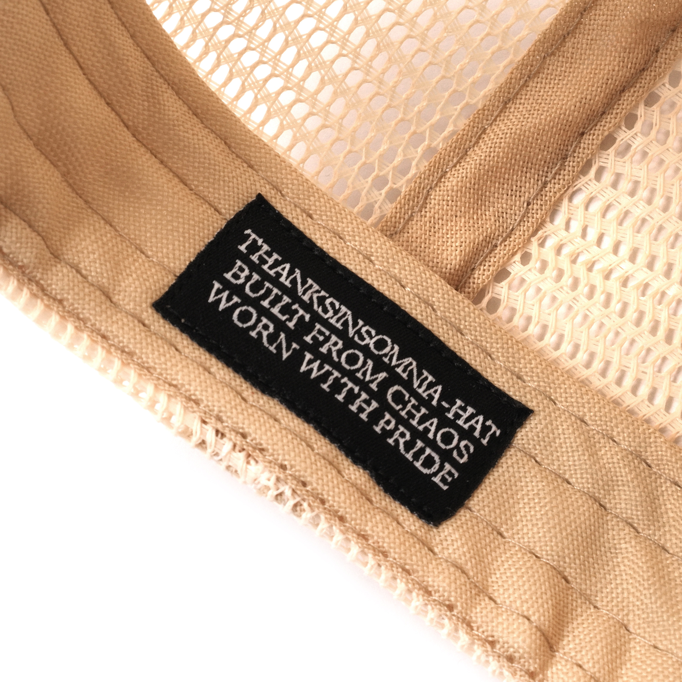 Trucker Hat Oliva Red Stripe Thanksinsomnia