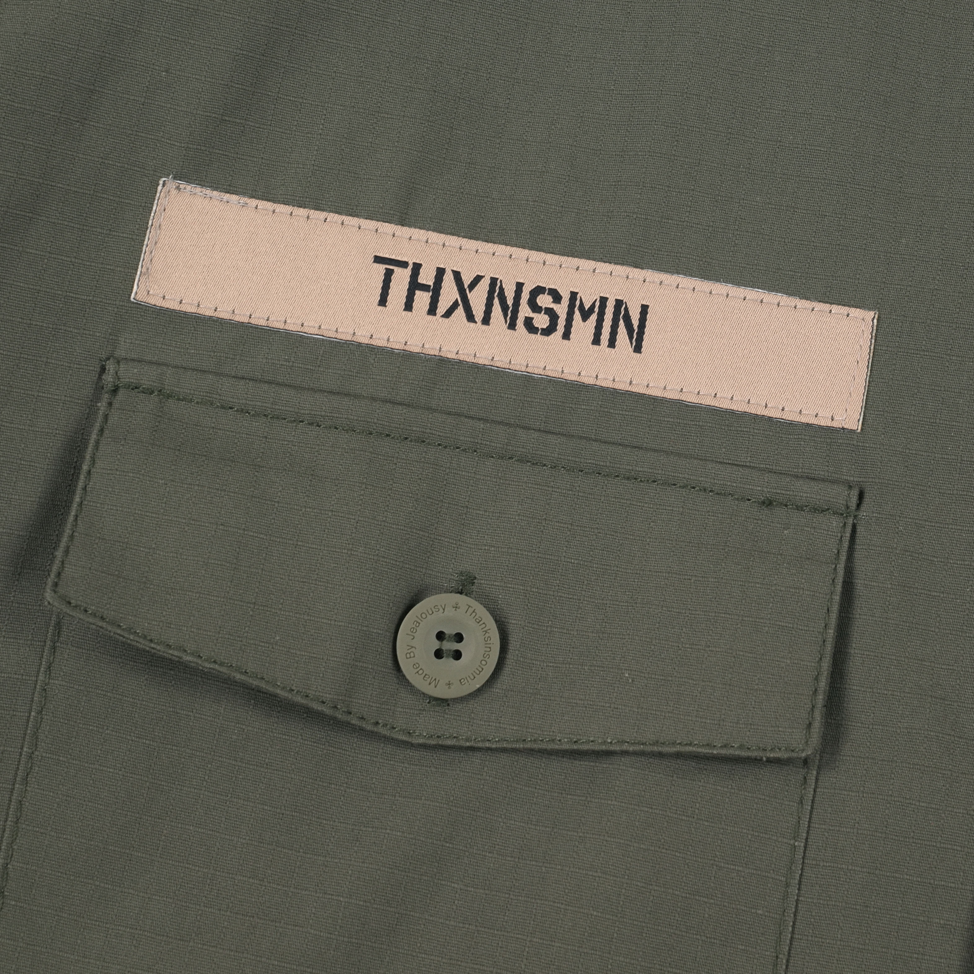 Oversized Shirt Jacket Leraya Muted Olive Thanksinsomnia