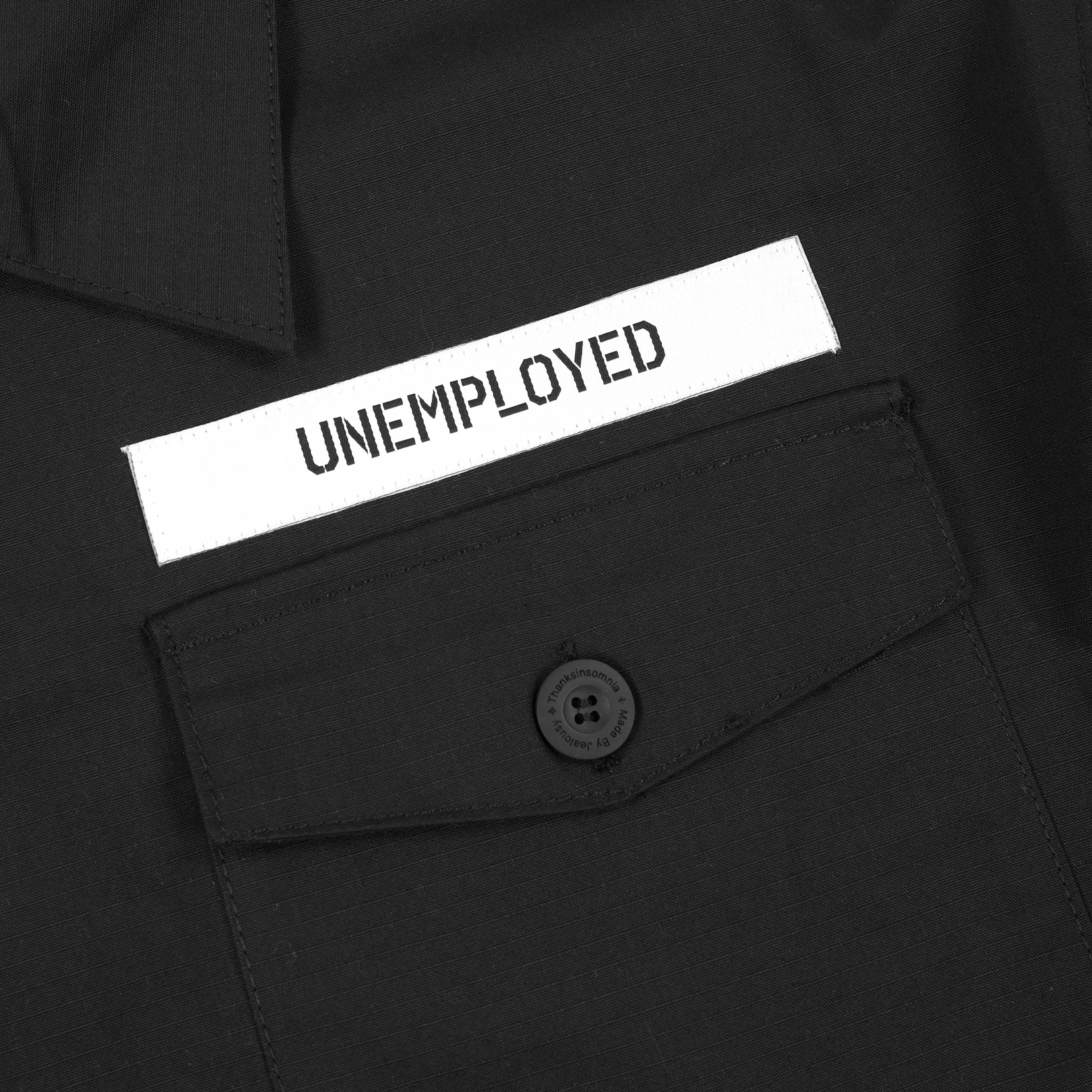 Oversized Shirt Jacket Kendera Black Thanksinsomnia