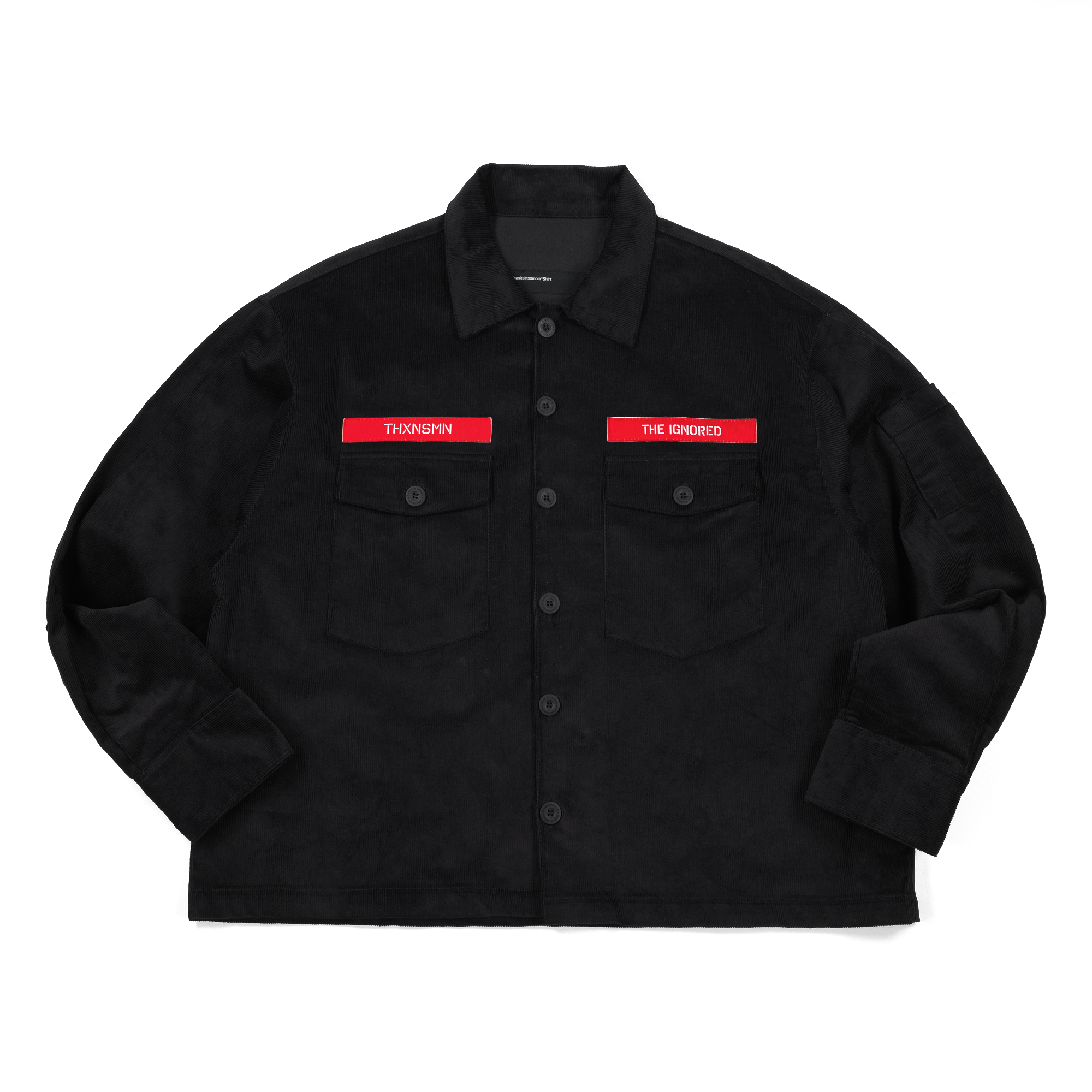Oversized Shirt Jacket Renata Black Thanksinsomnia