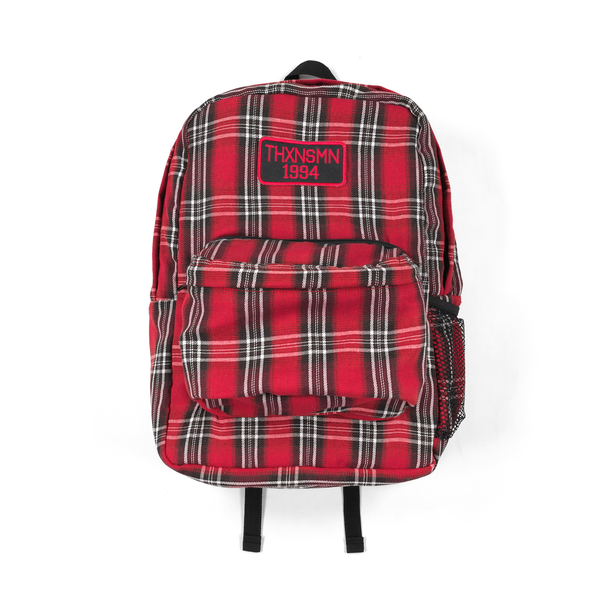 Backpack Laine Red Plaid Thanksinsomnia