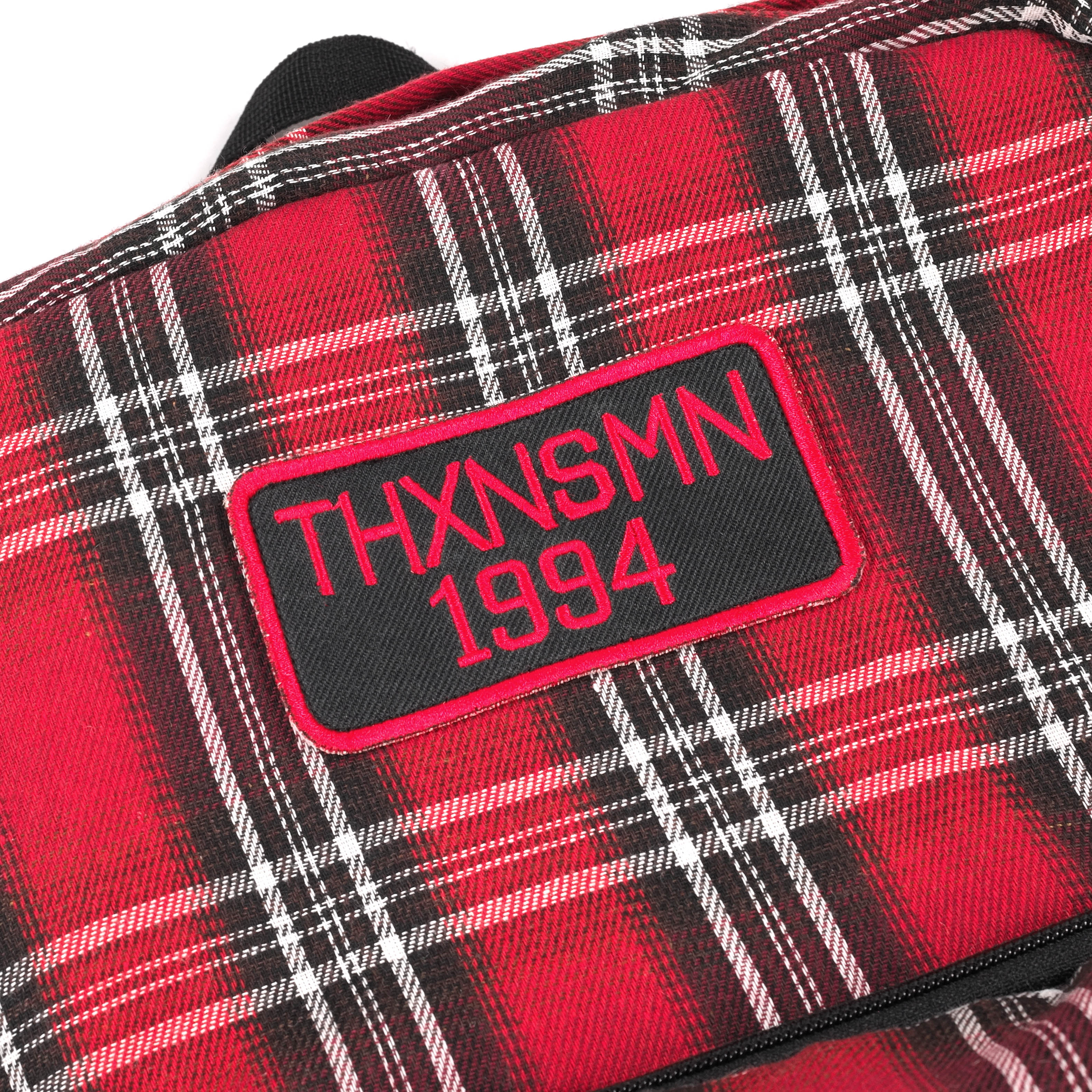 Backpack Laine Red Plaid Thanksinsomnia