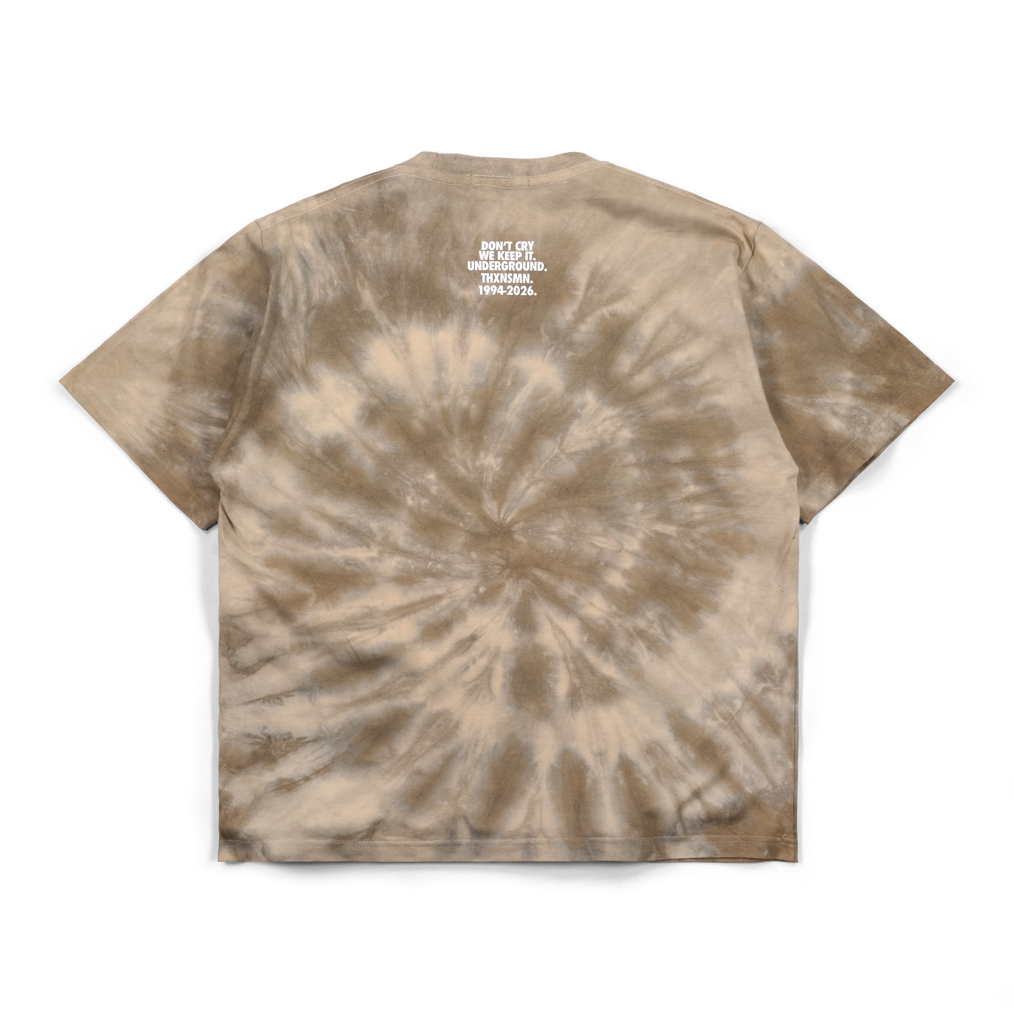 Tshirt Stevania Ash Brown Tie-Dye Thanksinsomnia
